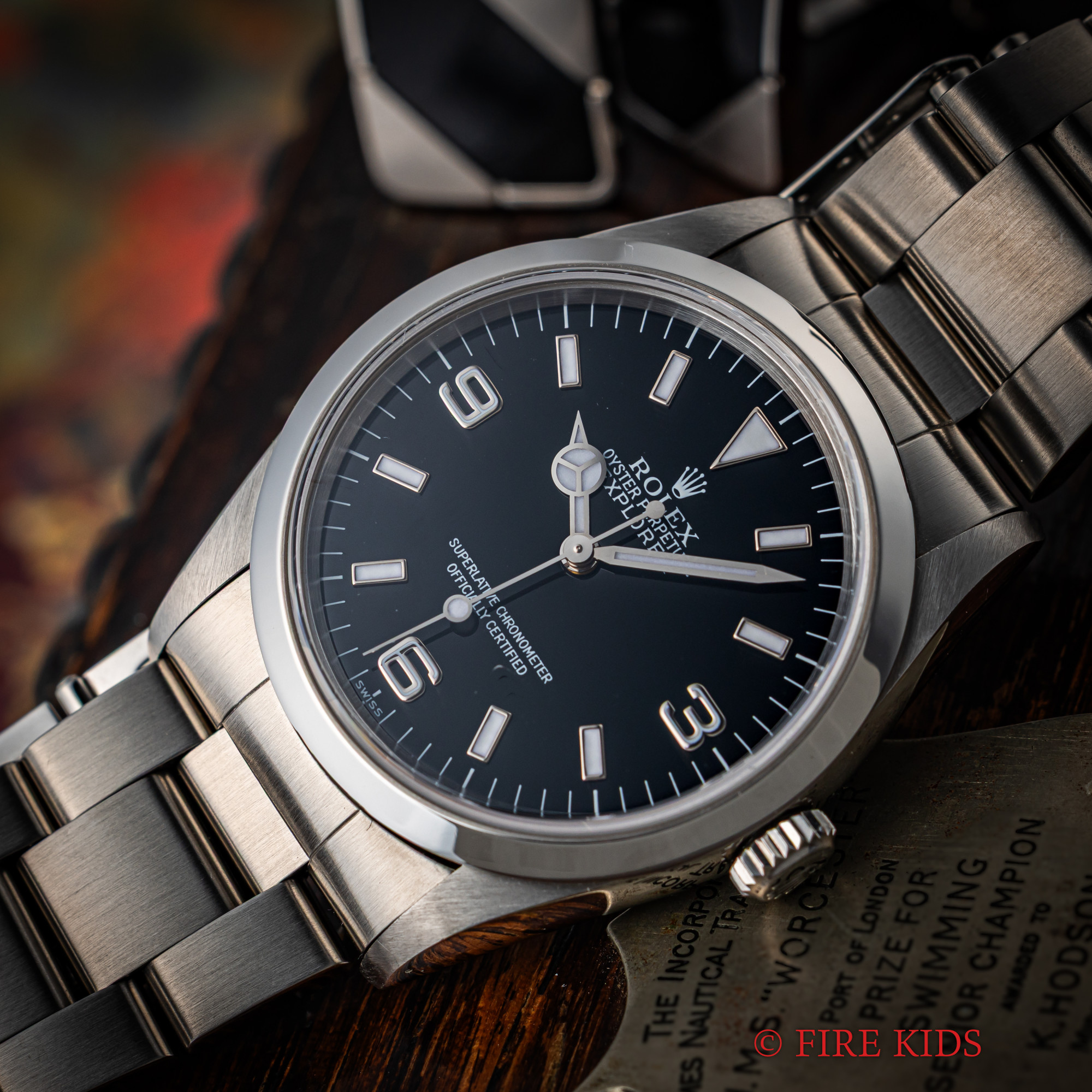 ロレックス 1997年製 エクスプローラー only swiss Ref.14270 クロノメーター自動巻 箱ギャラ