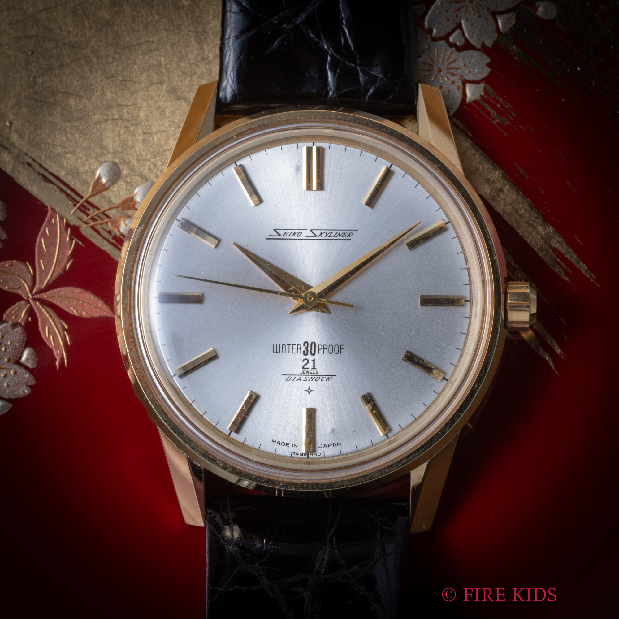 セイコー 1966年製 スカイライナー 未使用タグ付き美品 Ref.6220-9970 21石手巻