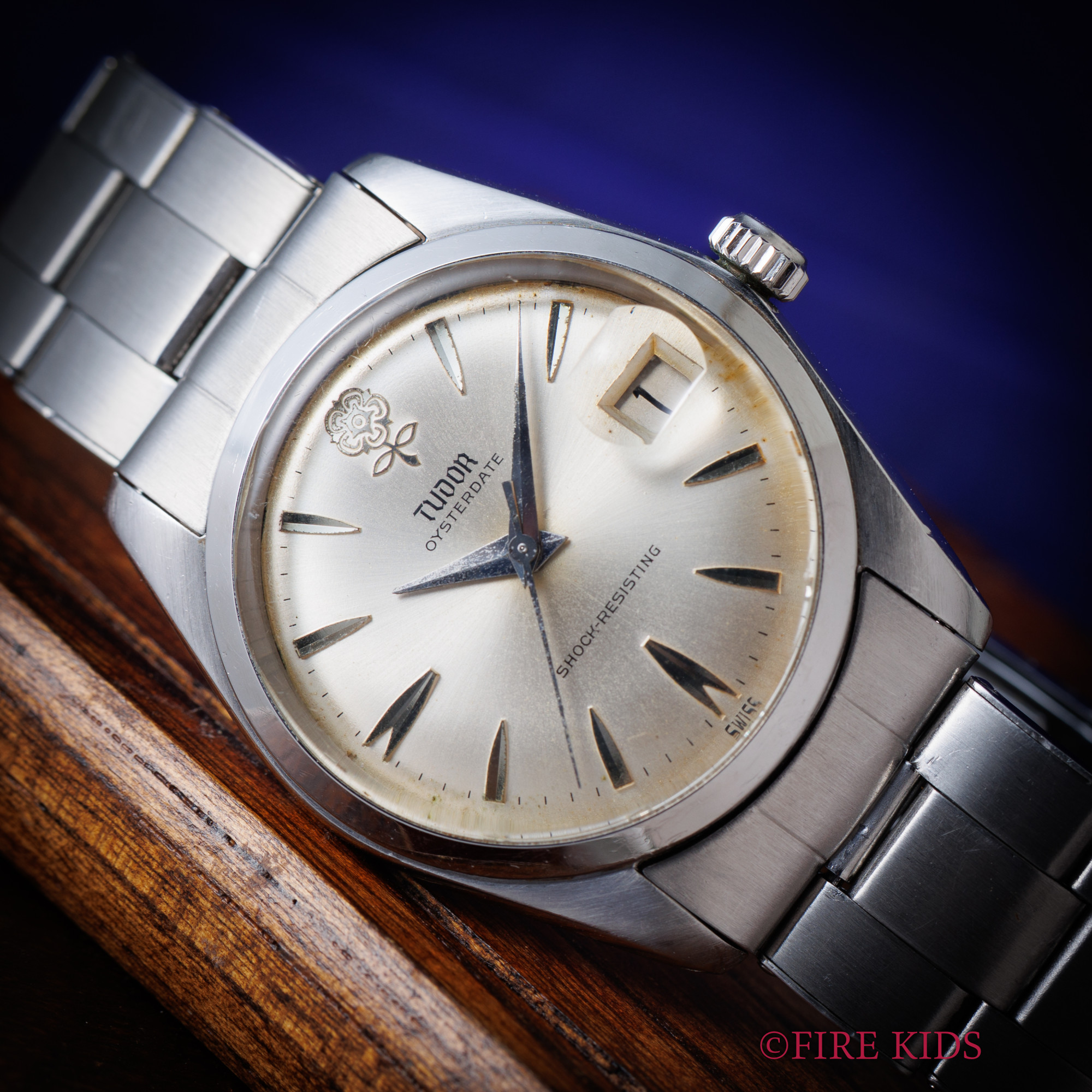 チューダー デカバラ オイスターデイト 純正ブレス 1965年製 手巻き