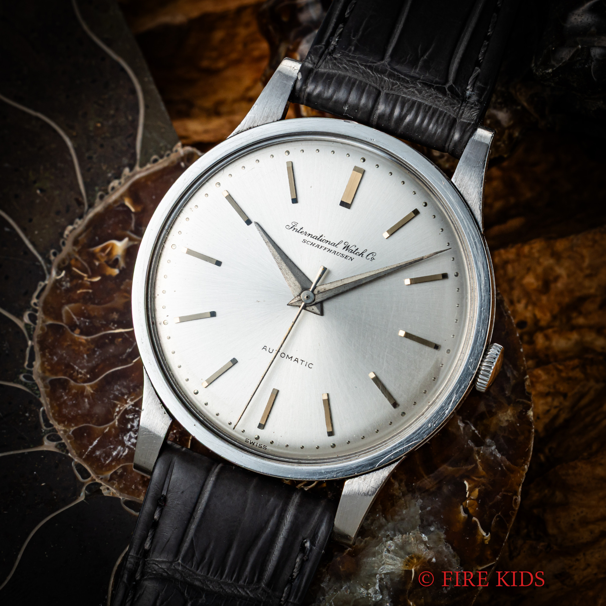 IWC プラチナ ジャパンケース 1960年製 ノンデイト ペラトン式自動巻き