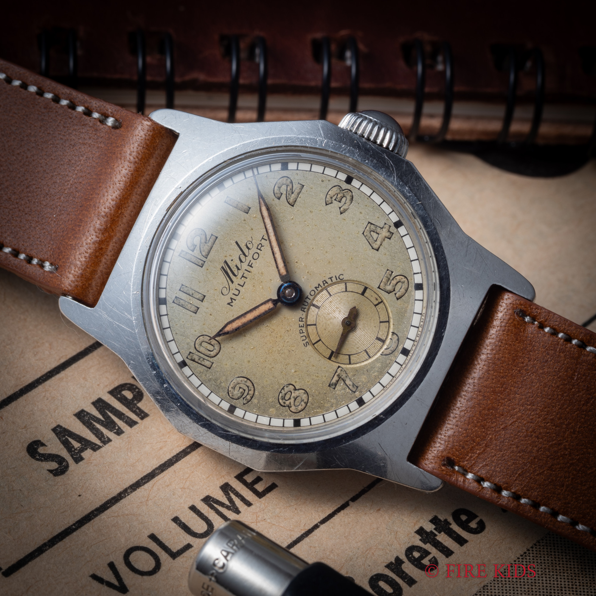 ミドー 1940年代製 マルチフォート スーパーオートマチック 自動巻 Cal.816