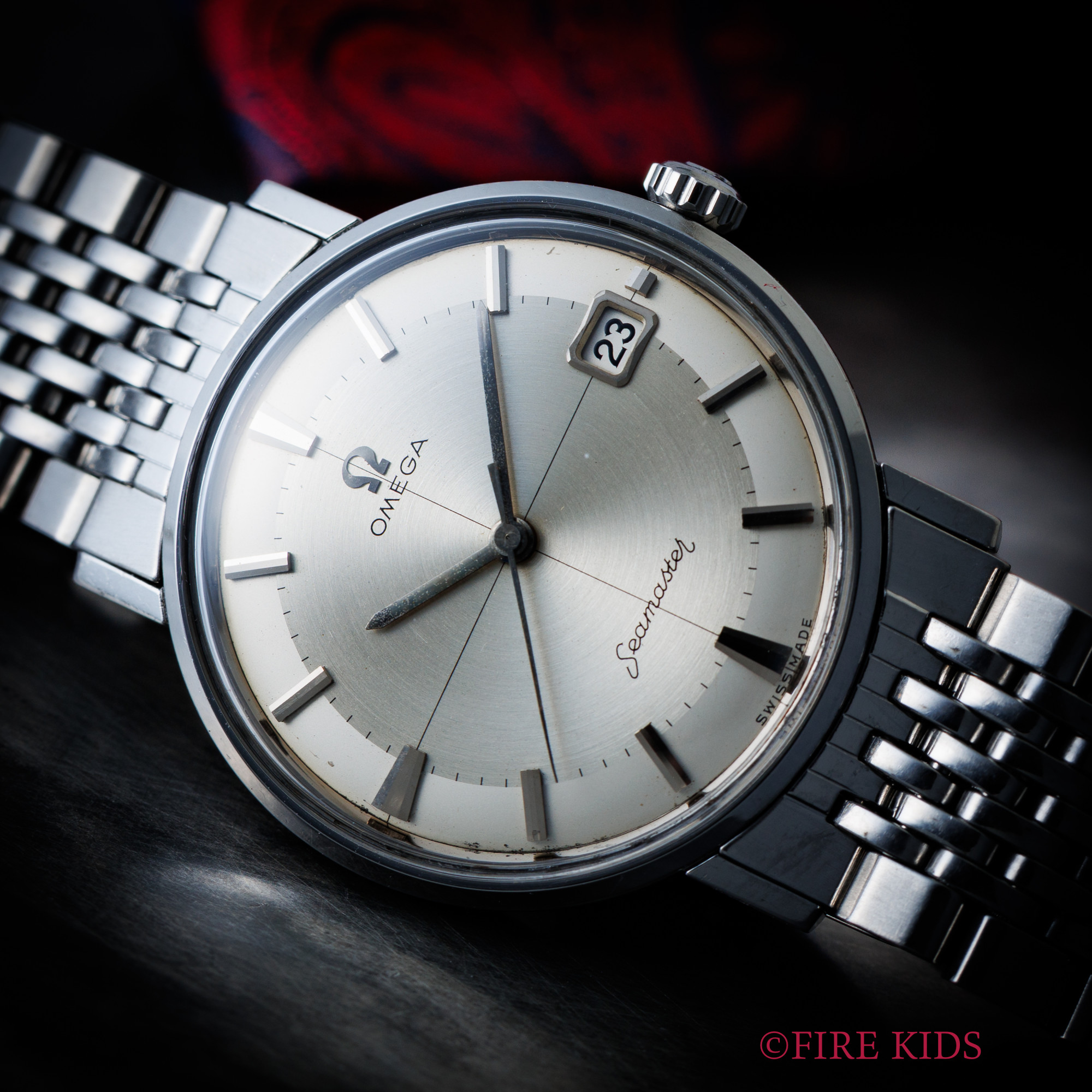 オメガ 1960年製（昭和35年製）シーマスター ツートンダイヤル Ref.14740 1SC 手巻 Cal.610 純正ブレス