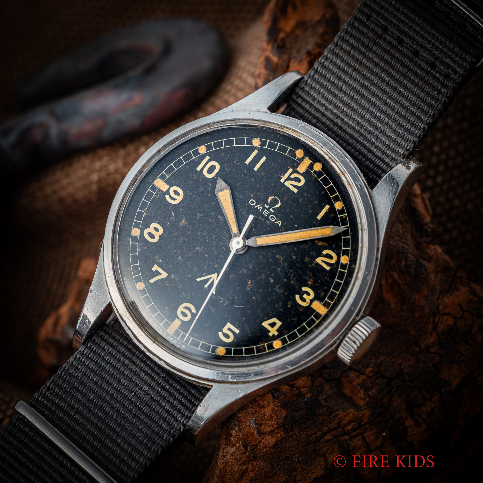 オメガ シンアロー イギリス空軍 1953年支給 30mmキャリバー 手巻き Ref.2777-1