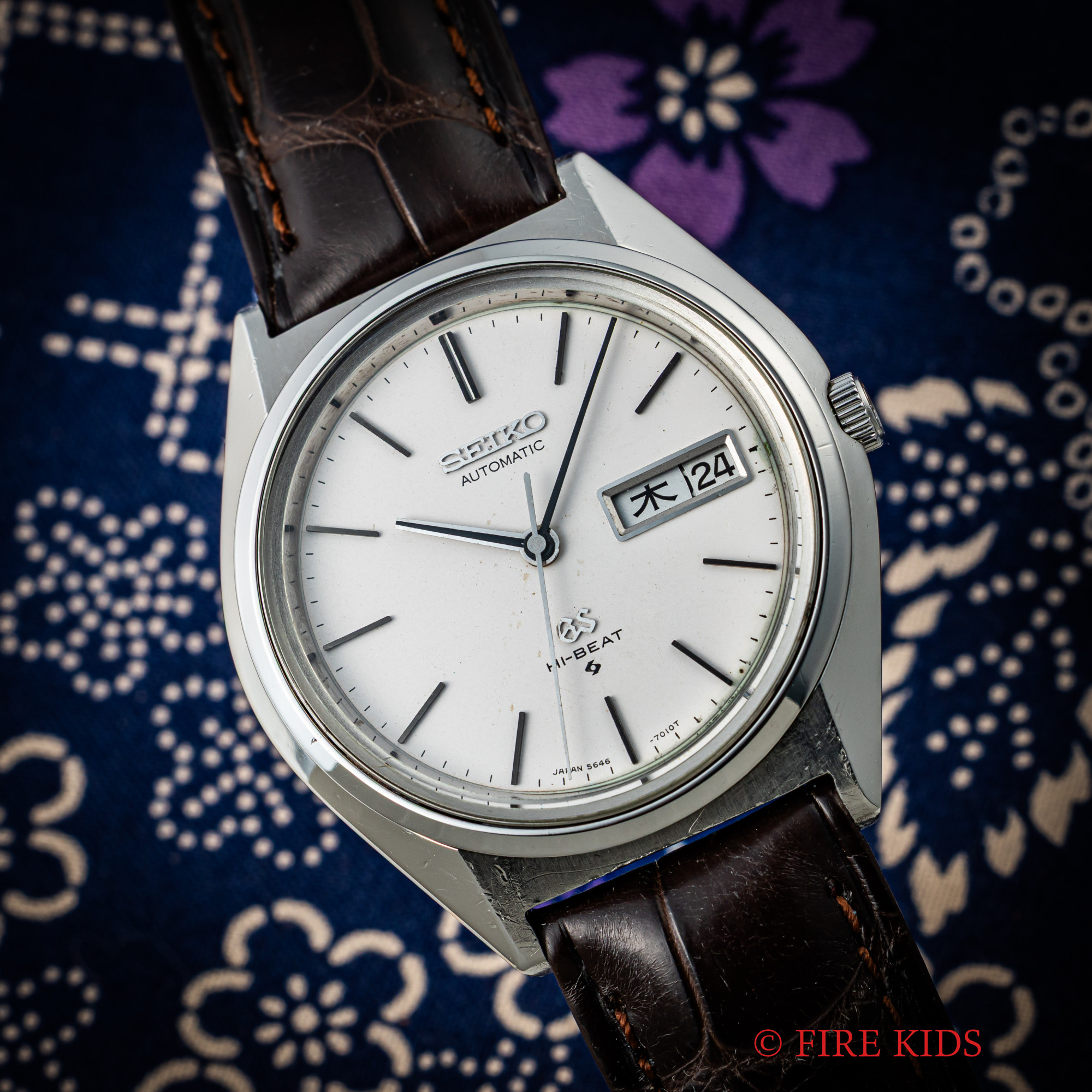 グランドセイコー 56GS 1970年製（昭和45年製） Ref.5646-7010 ハイビート自動巻 GSメダリオン