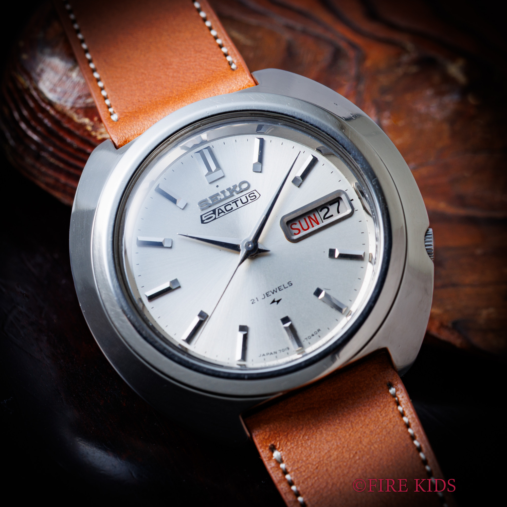 セイコー 5アクタス 1970年製 Cラインケース 自動巻き デイデイト