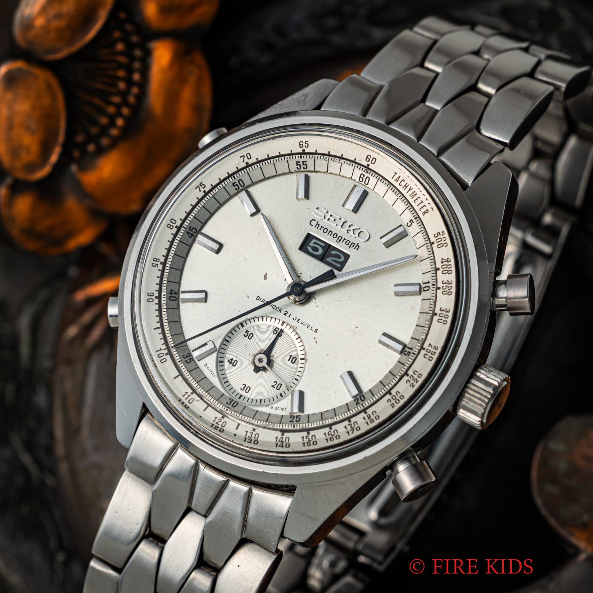 セイコー カウンタークロノグラフ 1964年製 東京オリンピック Ref.5718-8000 手巻 オリジナルブレス付