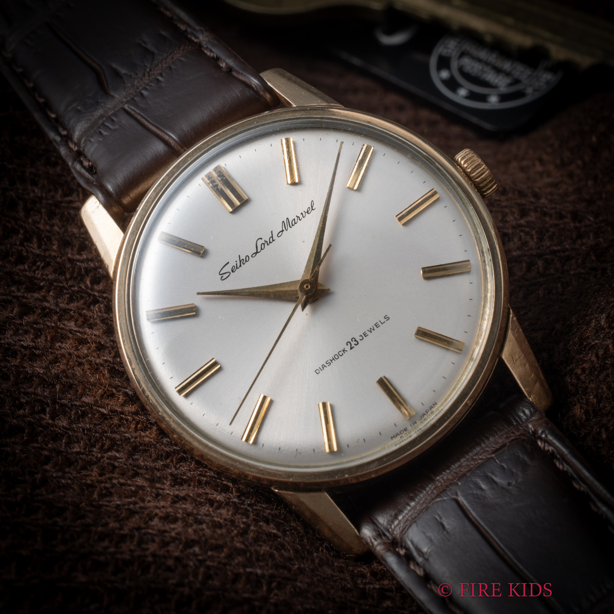 セイコー 1965年製 ロードマーベル Ref.5740-1990 AGFケース ロービート手巻