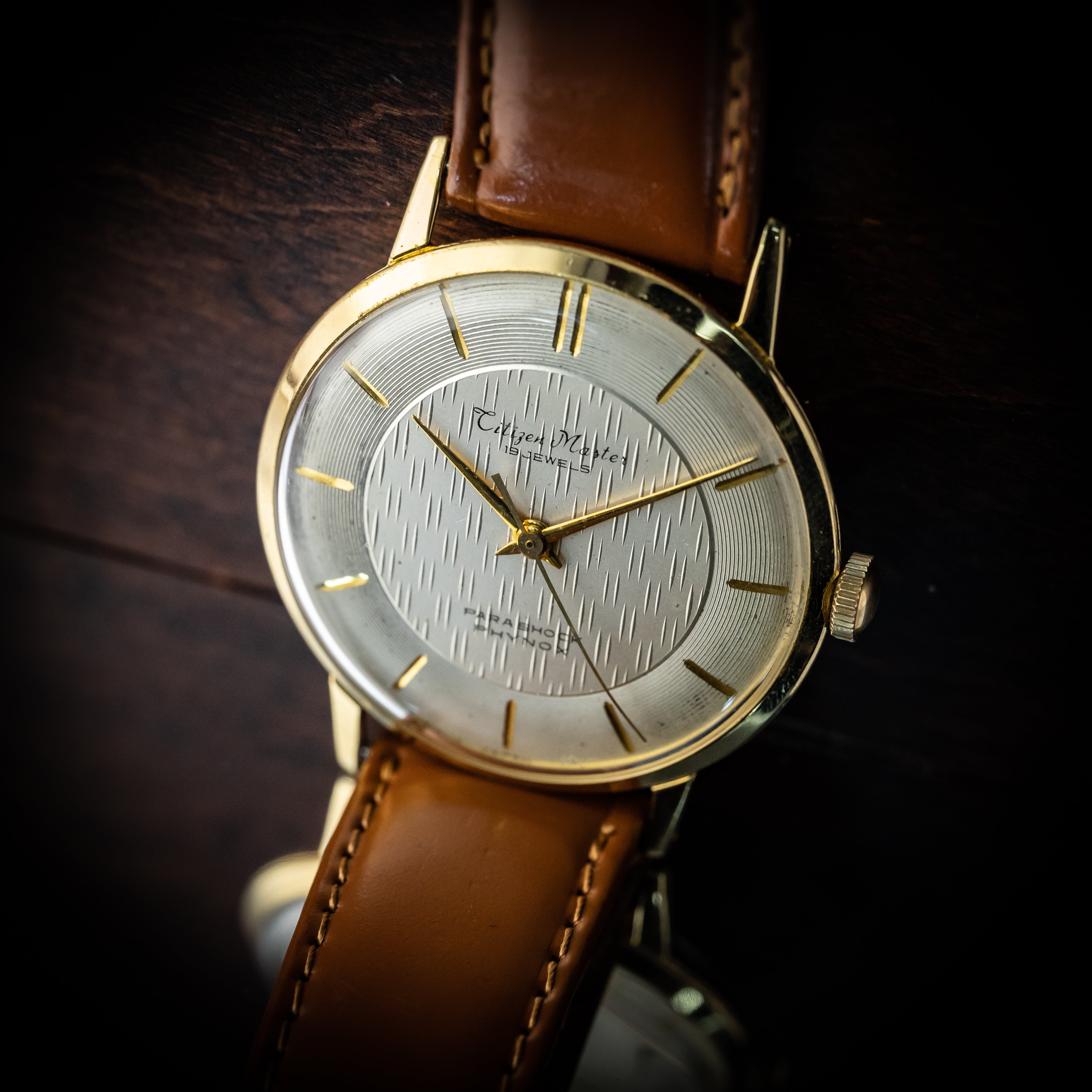 シチズン パラショック 1960年製/昭和35年製 マスター タグ CITIZEN尾錠付