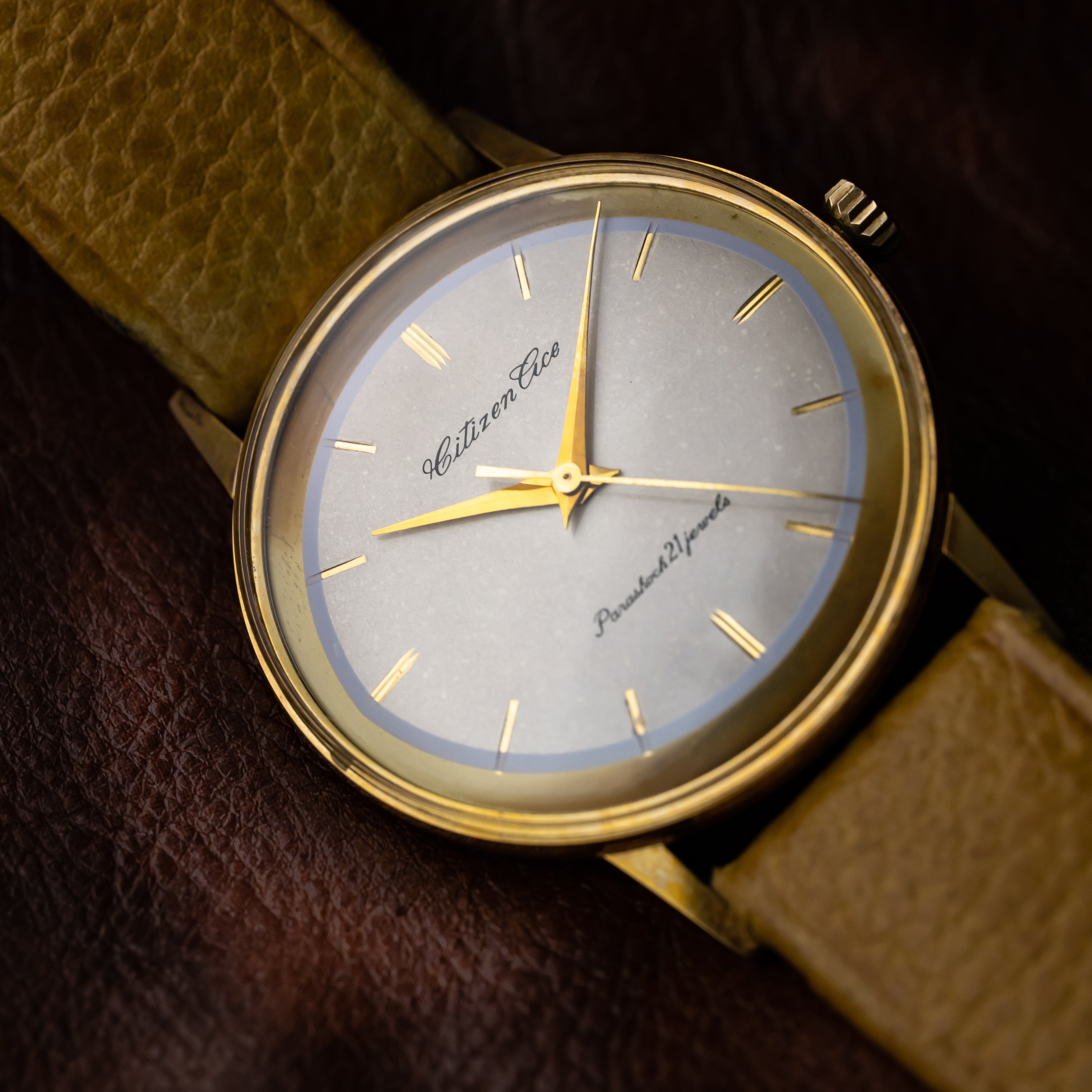 シチズン エース タグ付き美品 1961年製 オリジナル革ベルト尾錠 Ref.A15702