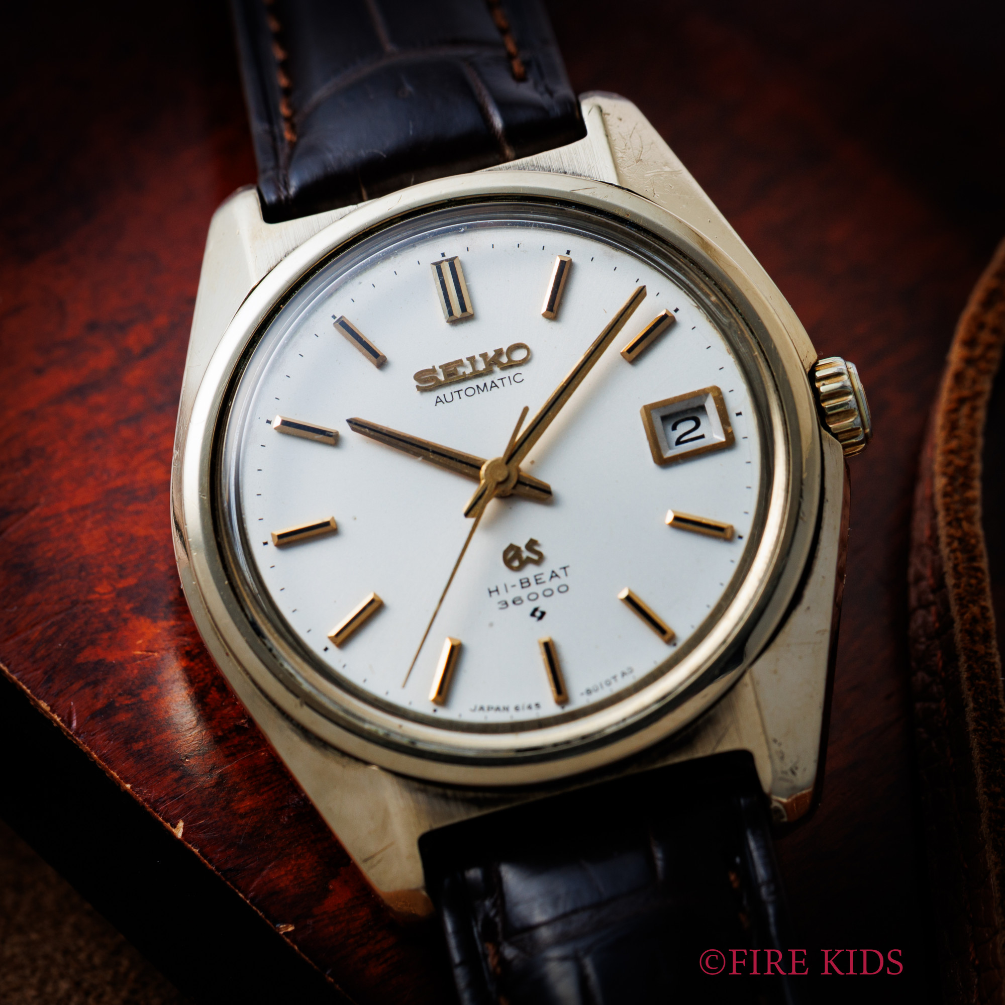 グランドセイコー 1968年製 Ref.6145-8000 CAPゴールドケース 10振動自動巻き 36000 61GS