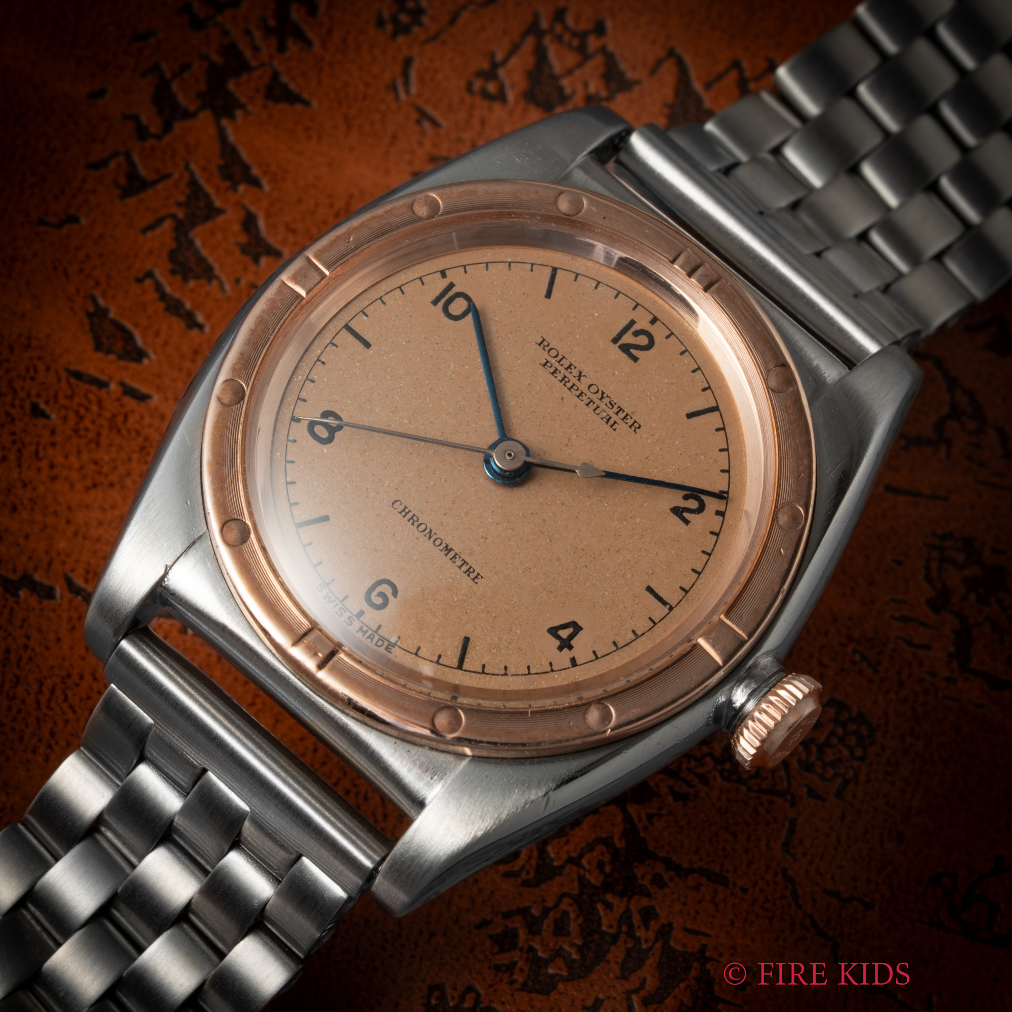 ロレックス バブルバックPGコンビ 1938年製 Ref.3372