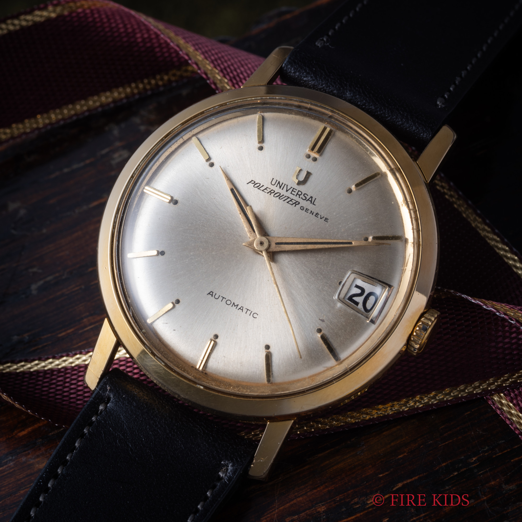 ユニバーサルジュネーブ ポールルーター 金張り 1960年代製 Ref.404604/1 自動巻き