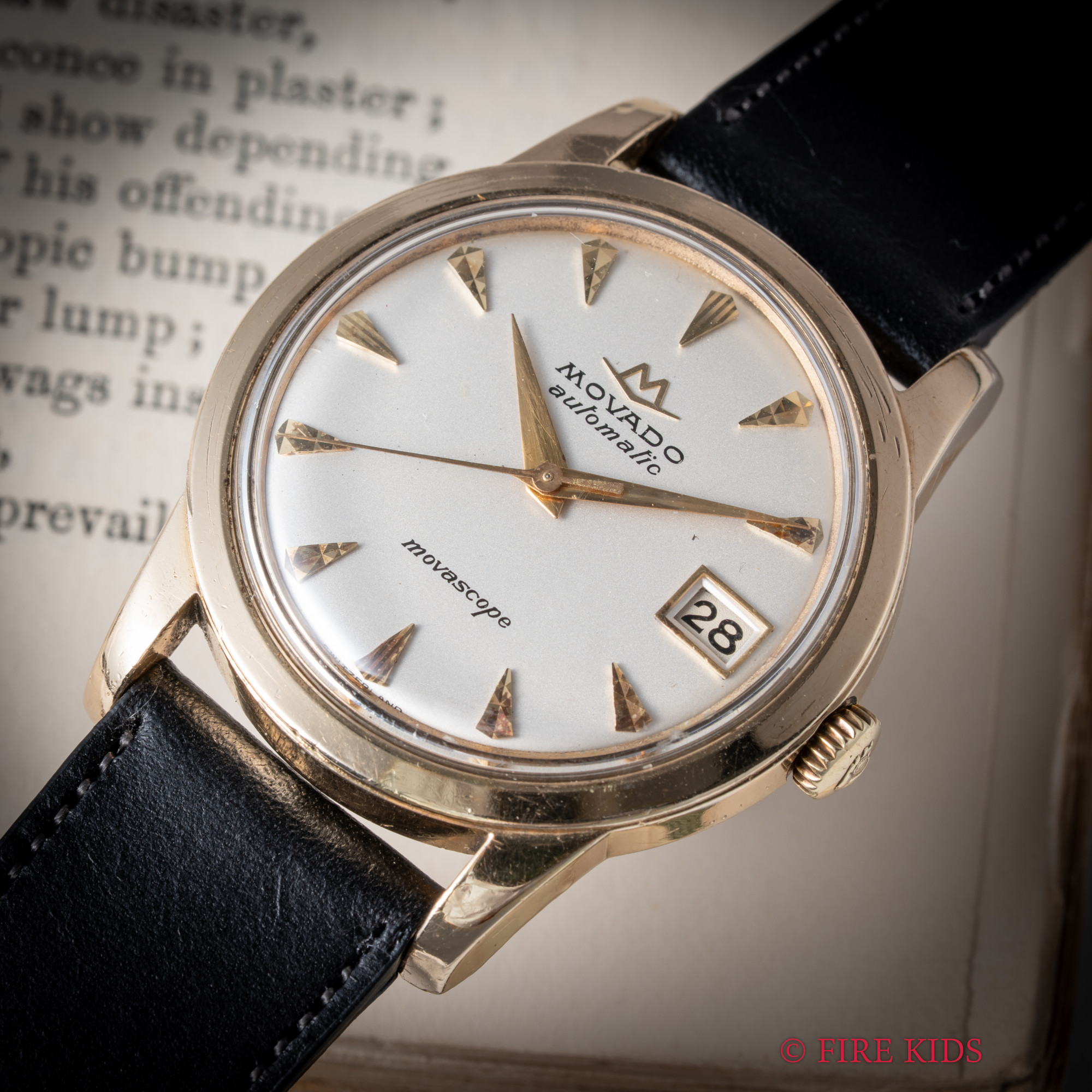 モバード モバスコープ 1950年代製 金張り Ref.16312 Cal.222 バンパー 自動巻き