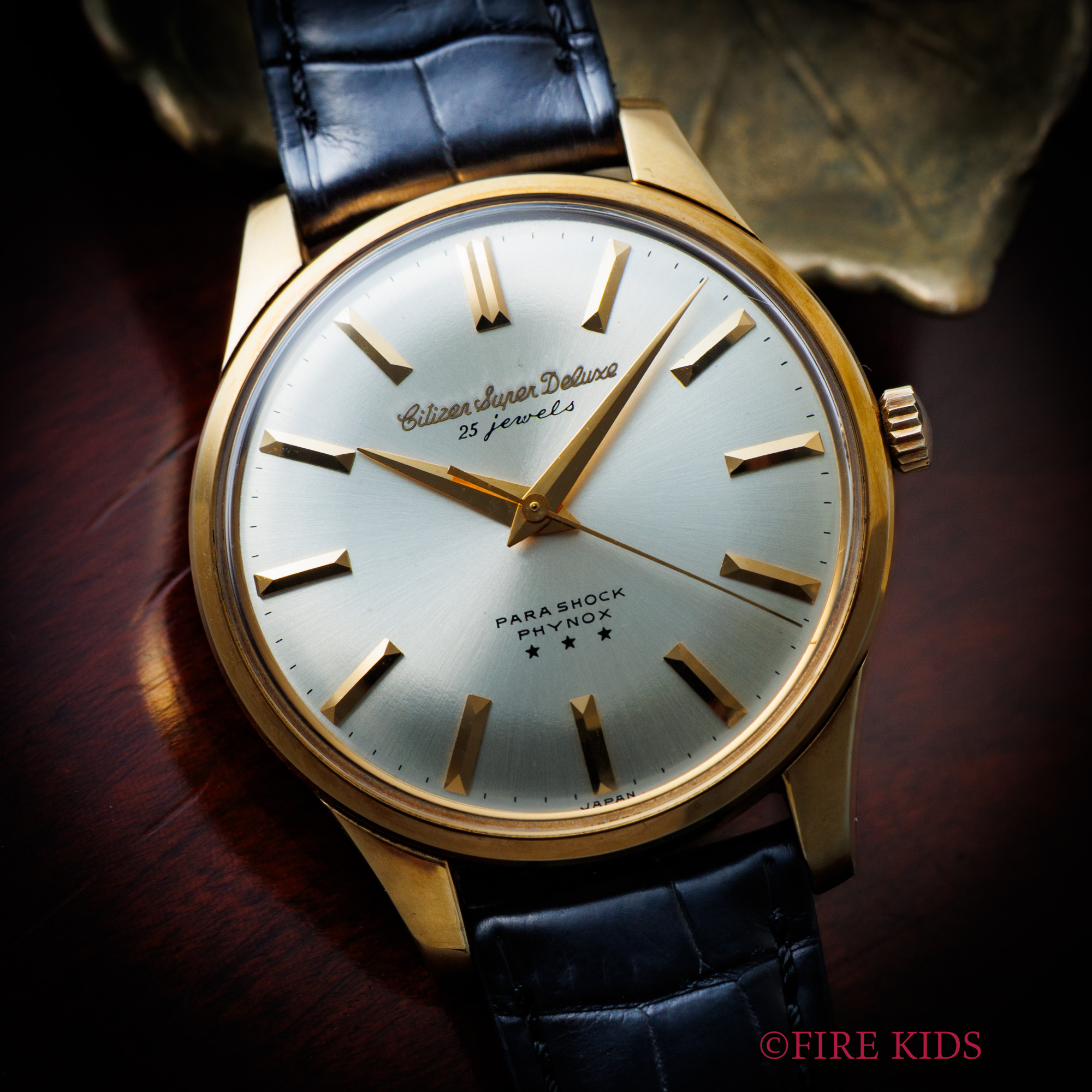 シチズン スーパーデラックス 1963年製 Ref.1507092 スリースター（特別調整品）手巻 オリジナル革ベルト箱付き美品