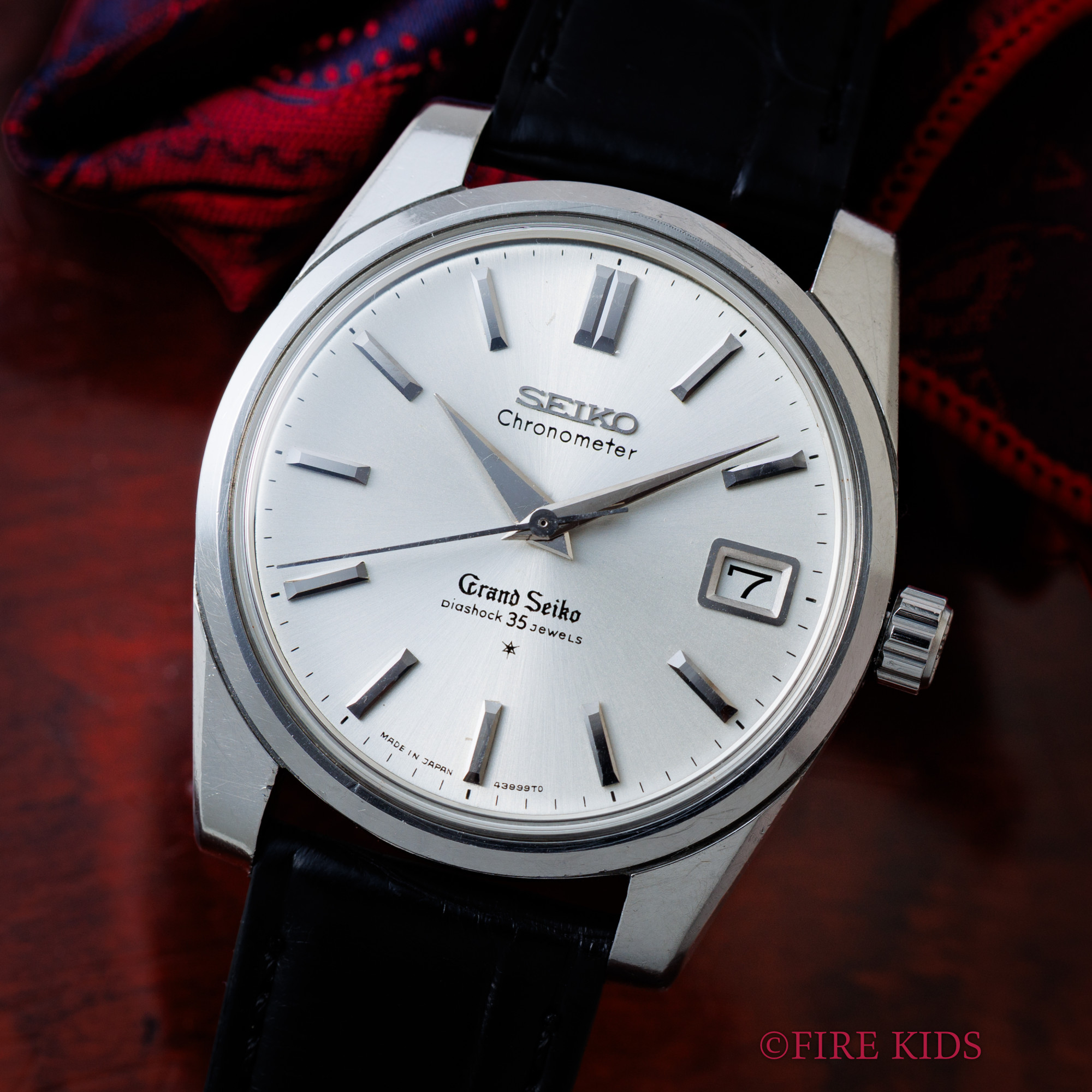 セイコー SEIKO グランドセイコー2nd 1965年製 Ref.43999 手巻 AD文字盤 獅子メダリオン