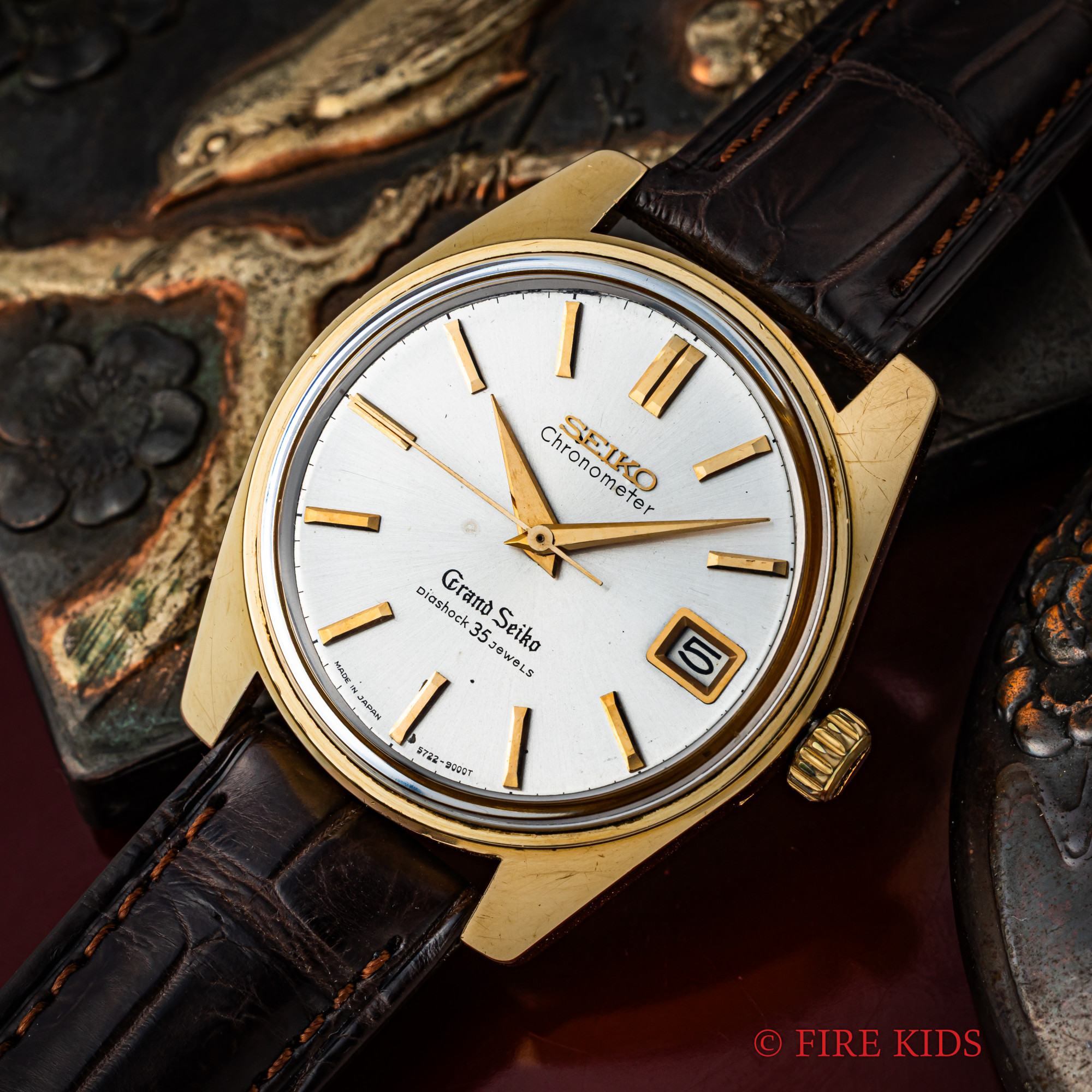 グランドセイコー セカンドモデル 1964年製 18金無垢 Ref.5722-9000 手巻き