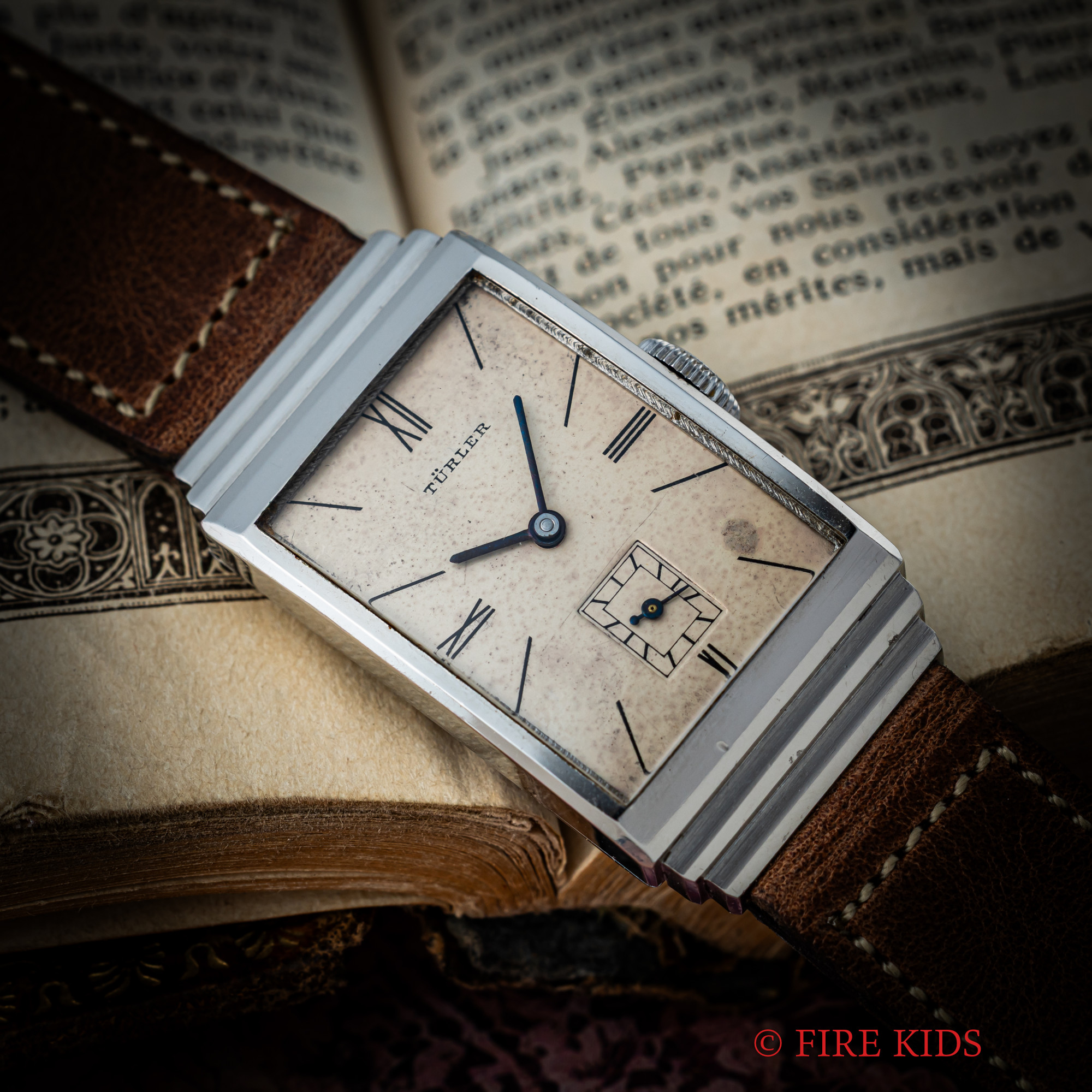 IWC チューラー Wネーム 1939年製 ステップデザイン アールデコ Cal.87