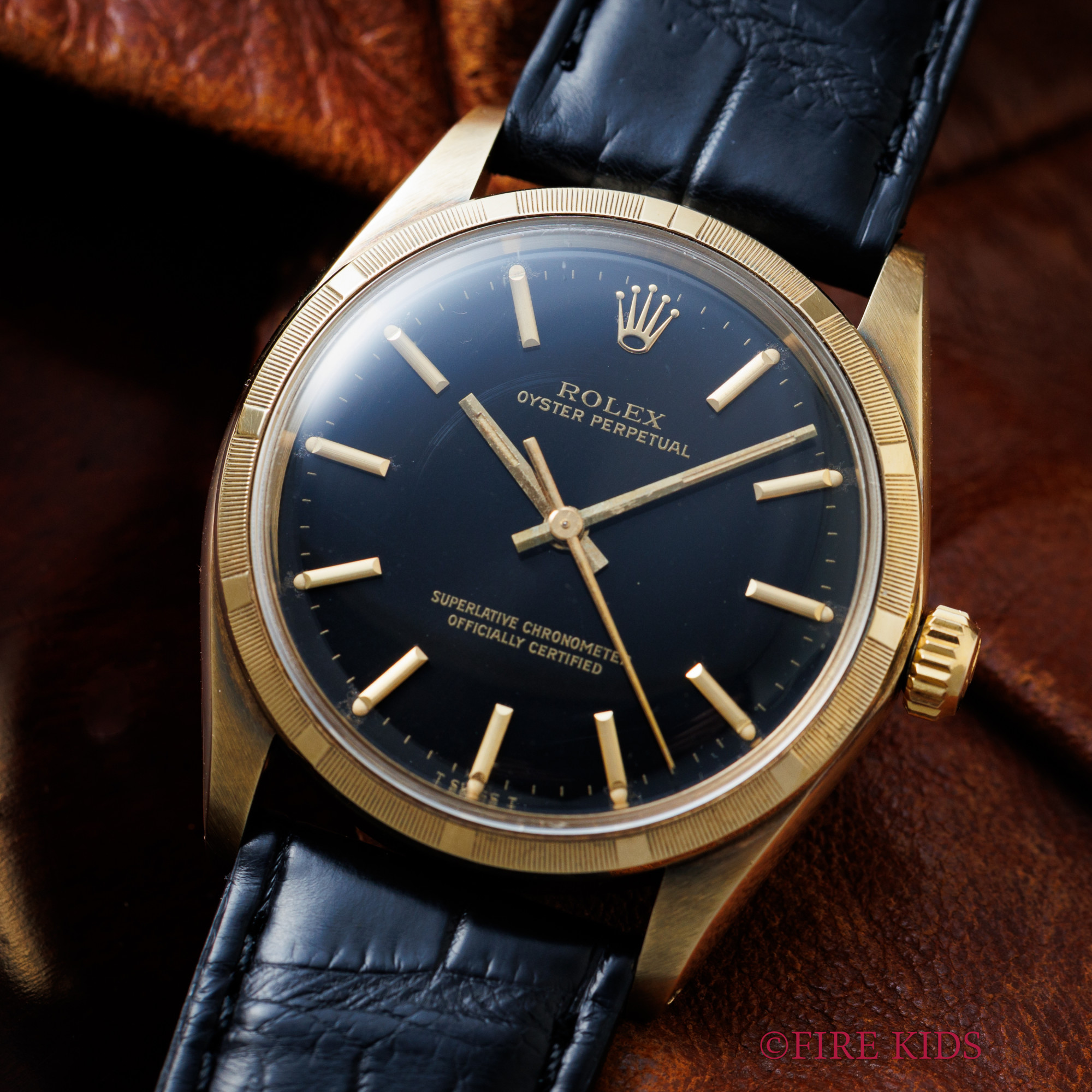 ロレックス オイスターパーペチュアル 14金無垢 1973年製 Ref.1003 自動巻 純正尾錠付