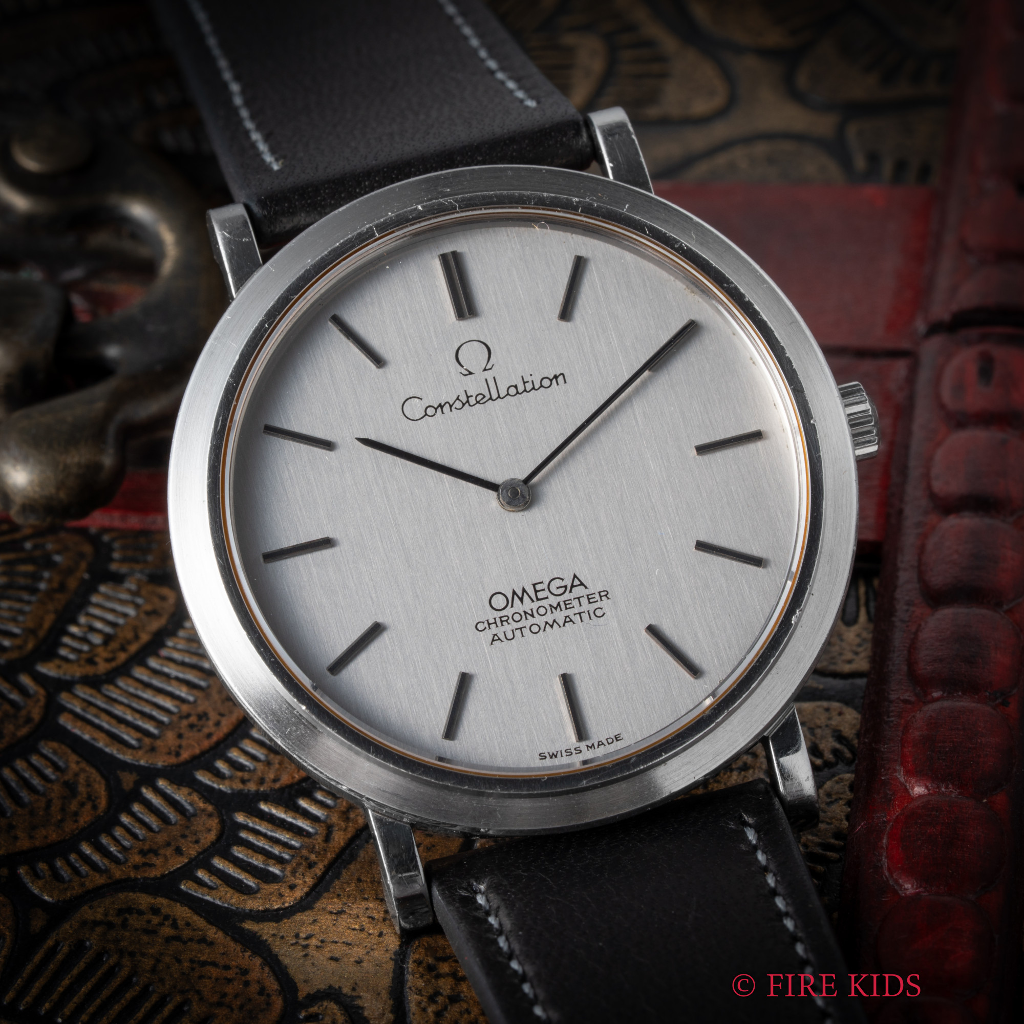 オメガ OMEGA コンステレーション 1968年製 グレーダイヤル クロノメーター薄型自動巻き Cal.712 ノンデイト