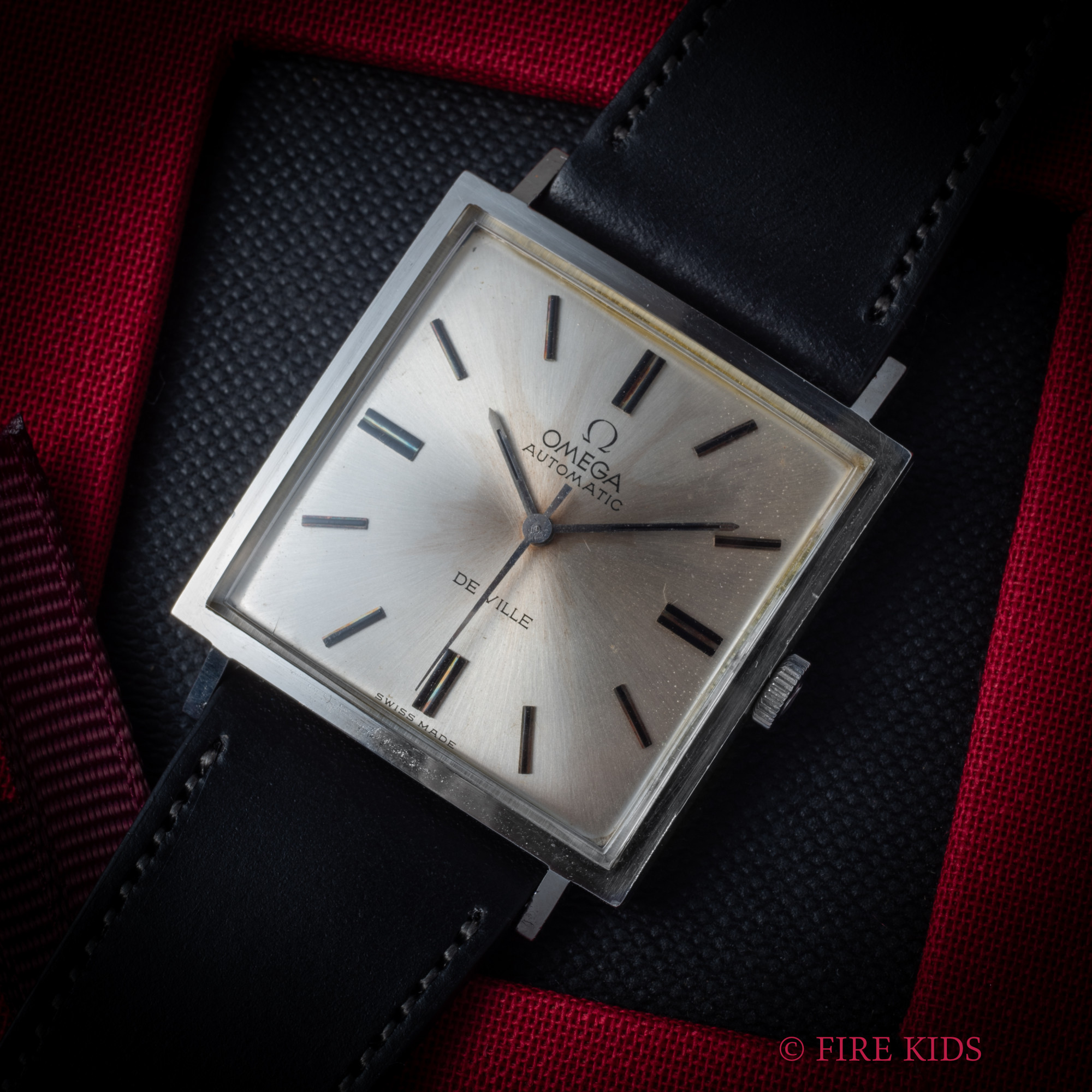 オメガ OMEGA デ・ヴィル スクエアケース 1966年製 Ref.161.021 自動巻き Cal.711
