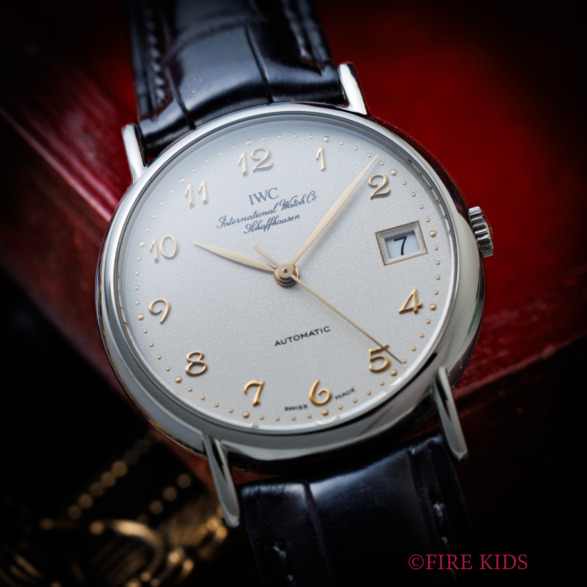 IWC ポートフィノ 1999年製 全アラビアダイヤル Ref.3513 自動巻 純正尾錠 オープンギャラ 冊子