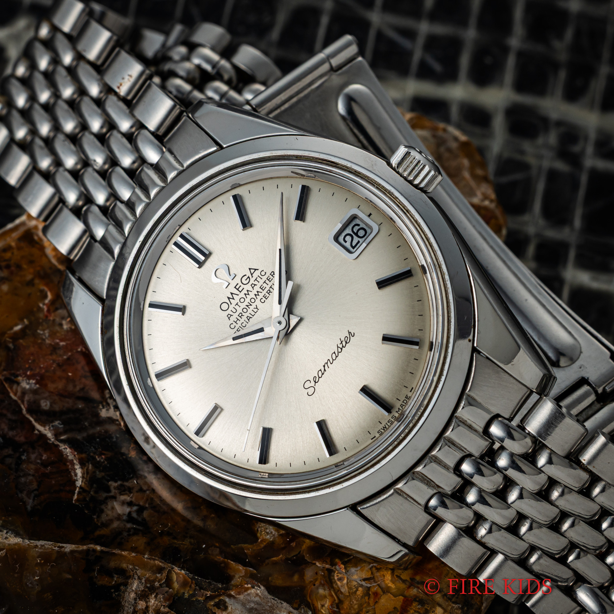 オメガ シーマスター クロノメーター 1971年製 Ref.166.010 自動巻クロノメーター Cal.564 純正ライスブレス
