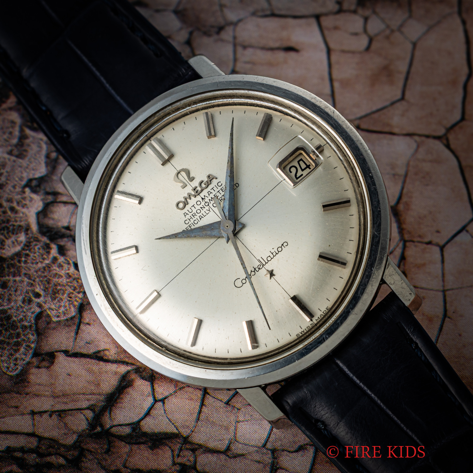 オメガ コンステレーション 1964年製 Ref.168.004 クロスラインダイヤル 自動巻クロノメーター Cal.561