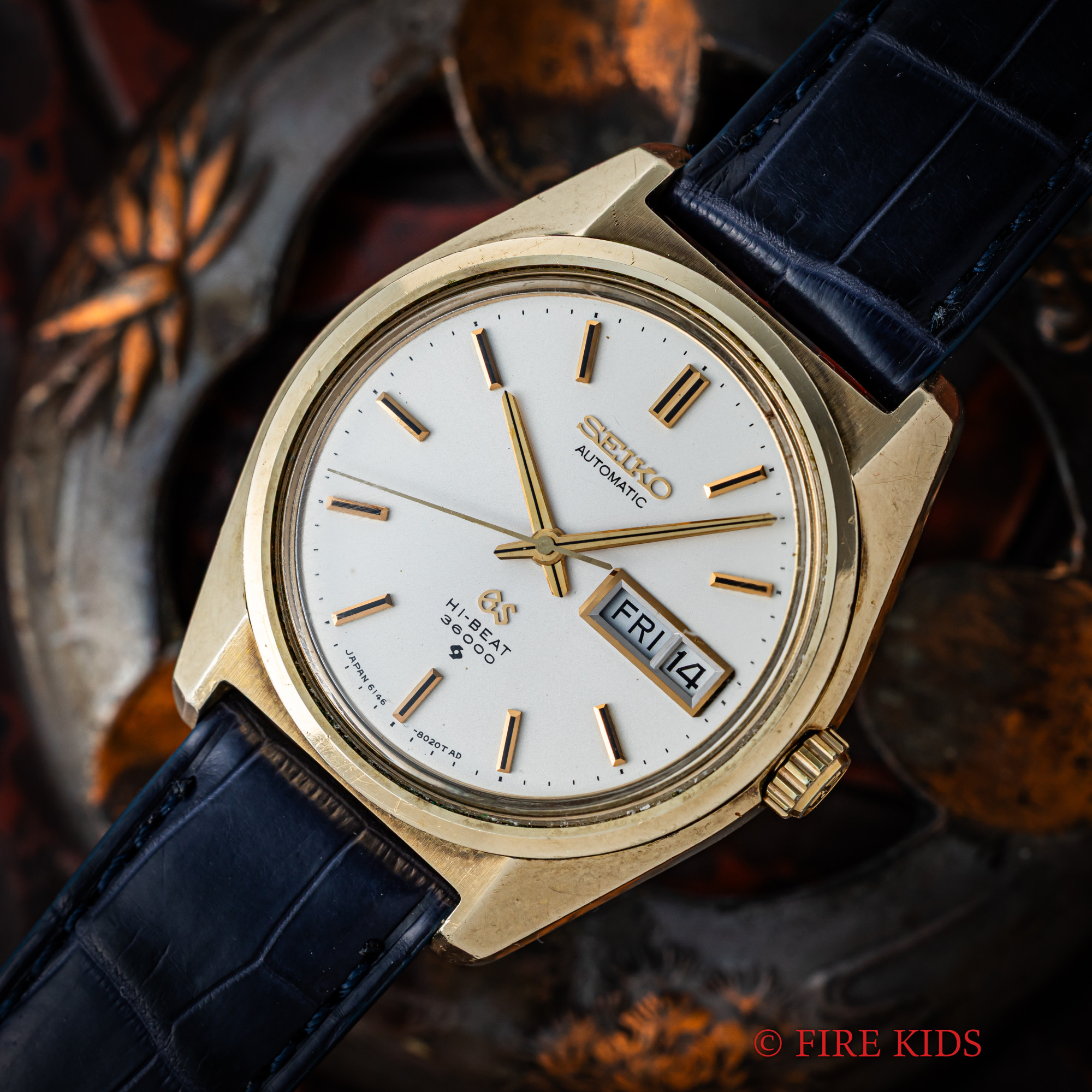 グランドセイコー 61GS 1969年製（昭和44年） キャップゴールド 10振動自動巻き デイデイト