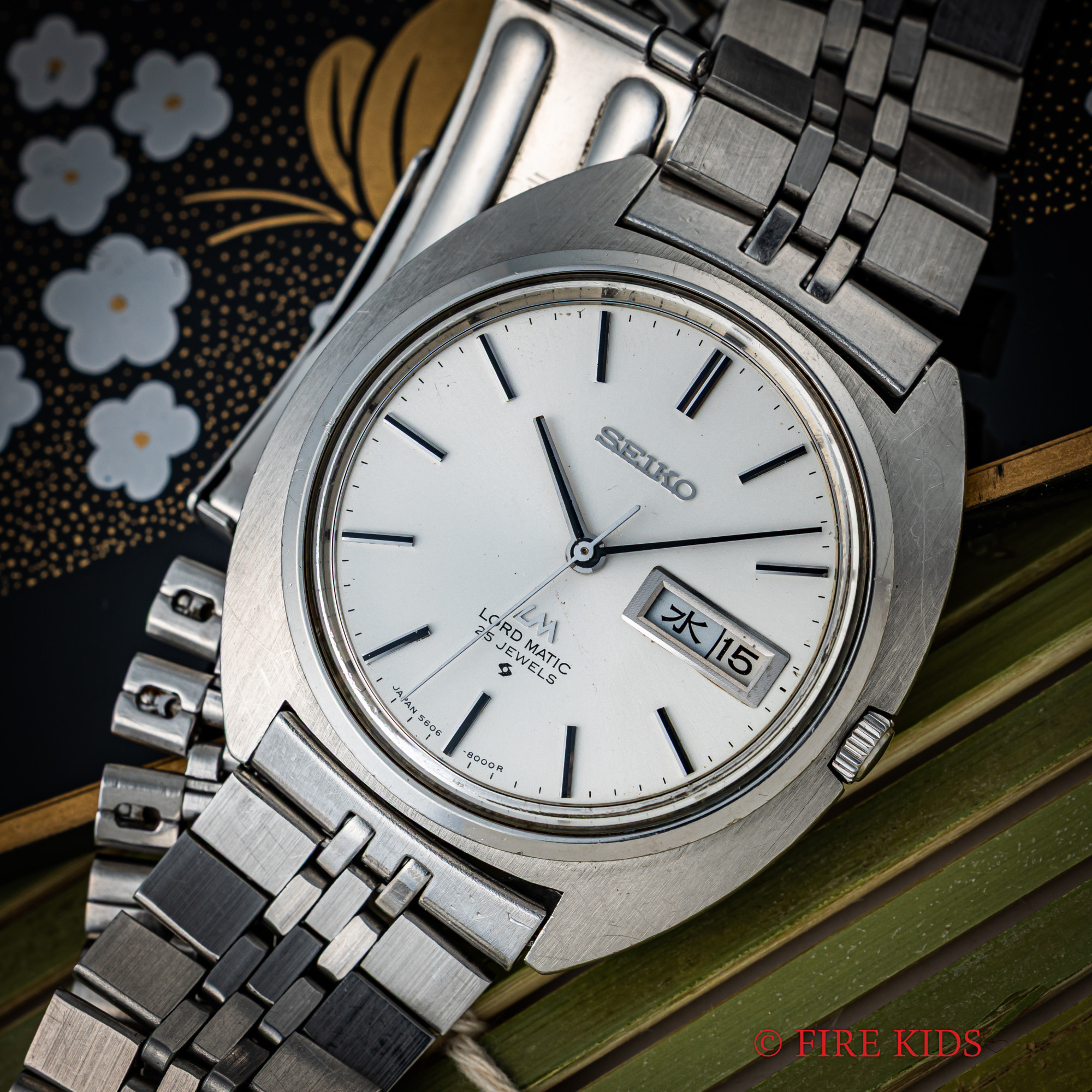 セイコー 1970年製（昭和45年製）ロードマチック Ref.5606-8000 自動巻 56LM 純正ステンレスブレス