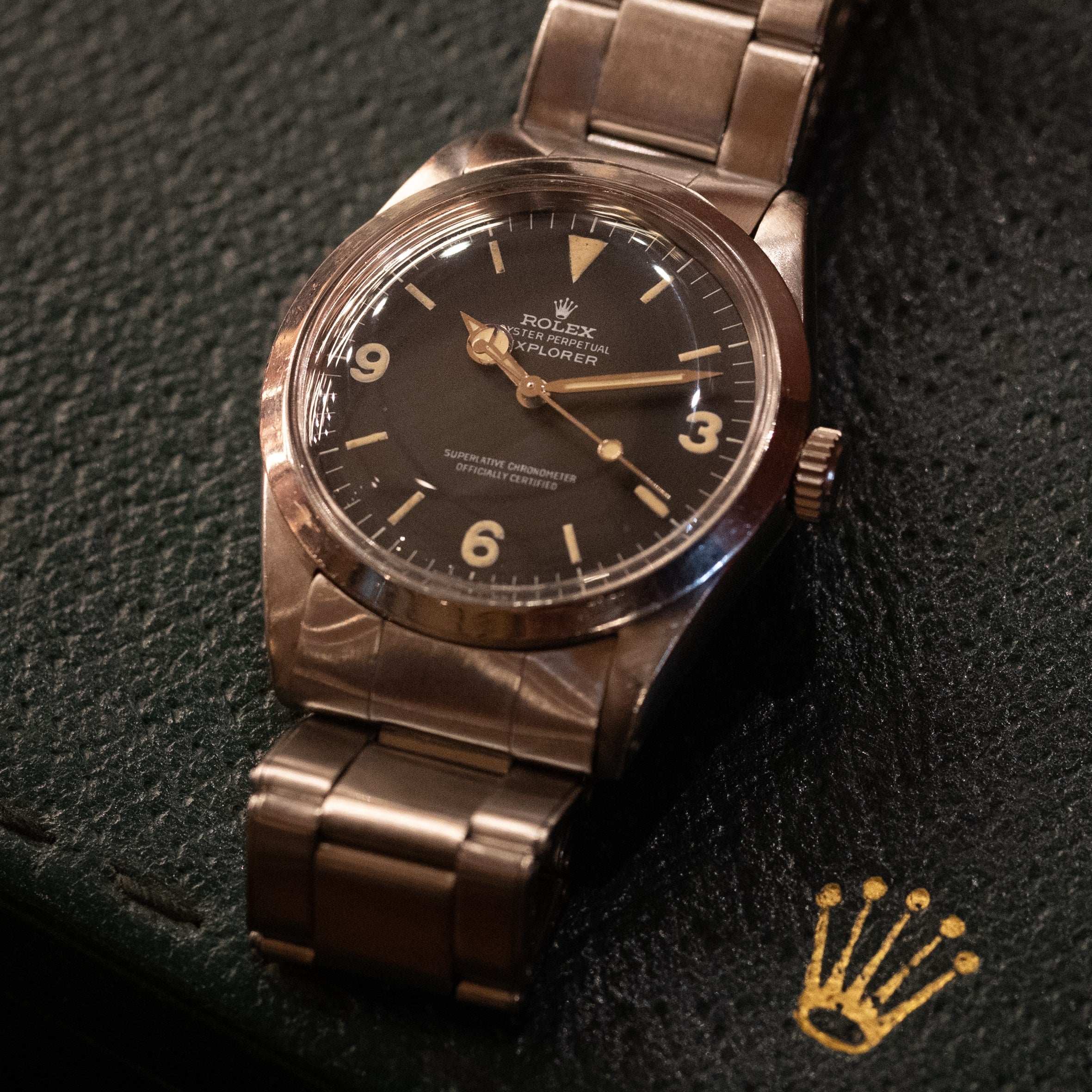 ロレックス エクスプローラーⅠ 1967年製 Ref.1016 箱、クロノメーター証付