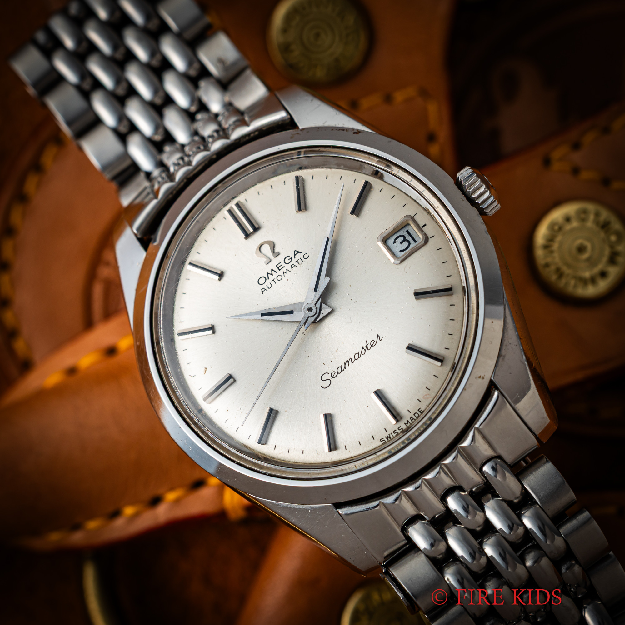 オメガ シーマスター 1968年製 Ref.166 010 SP  自動巻き 純正ステンレスブレス付