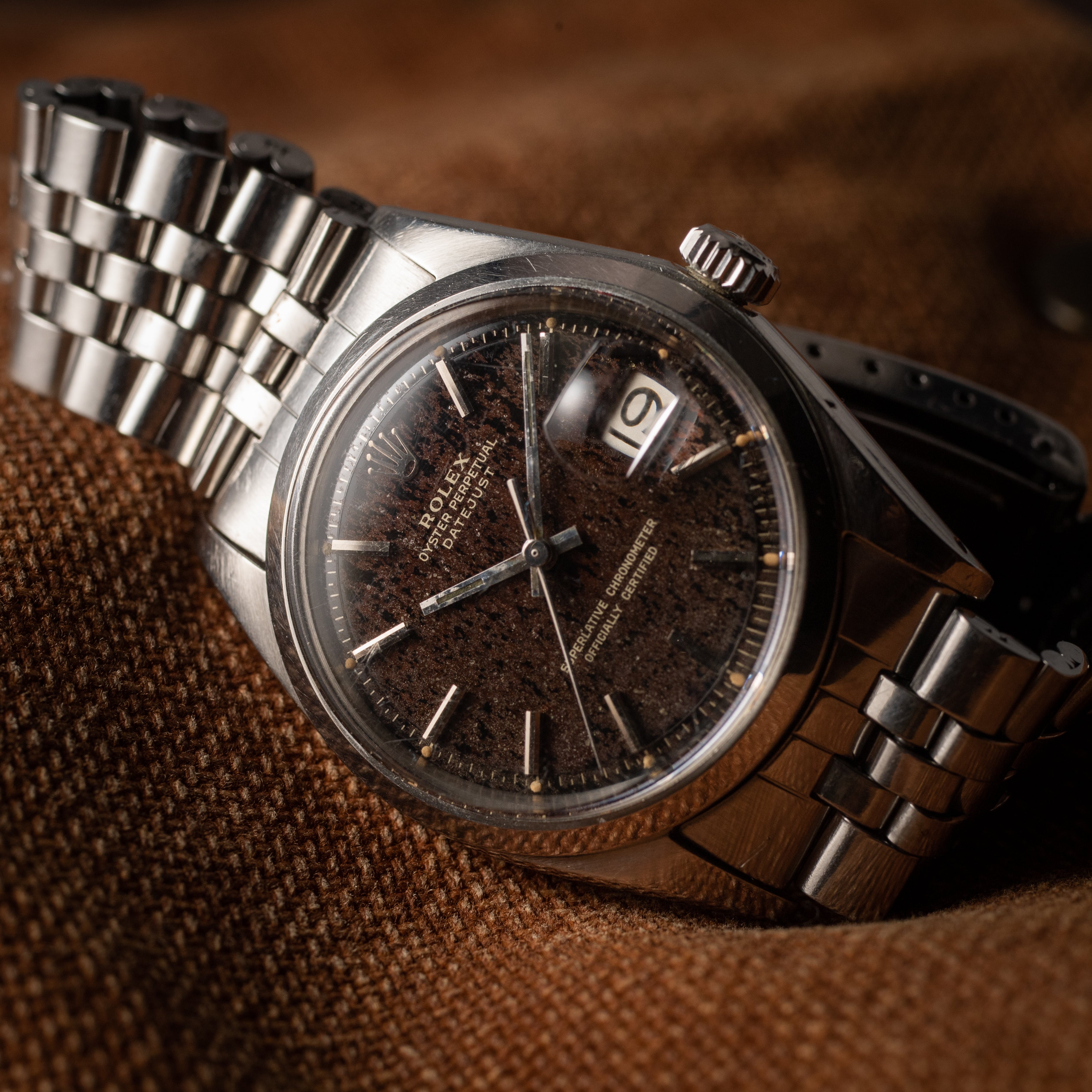 ロレックス デイトジャスト 1969年製 ブラウンミラー Ref.1600