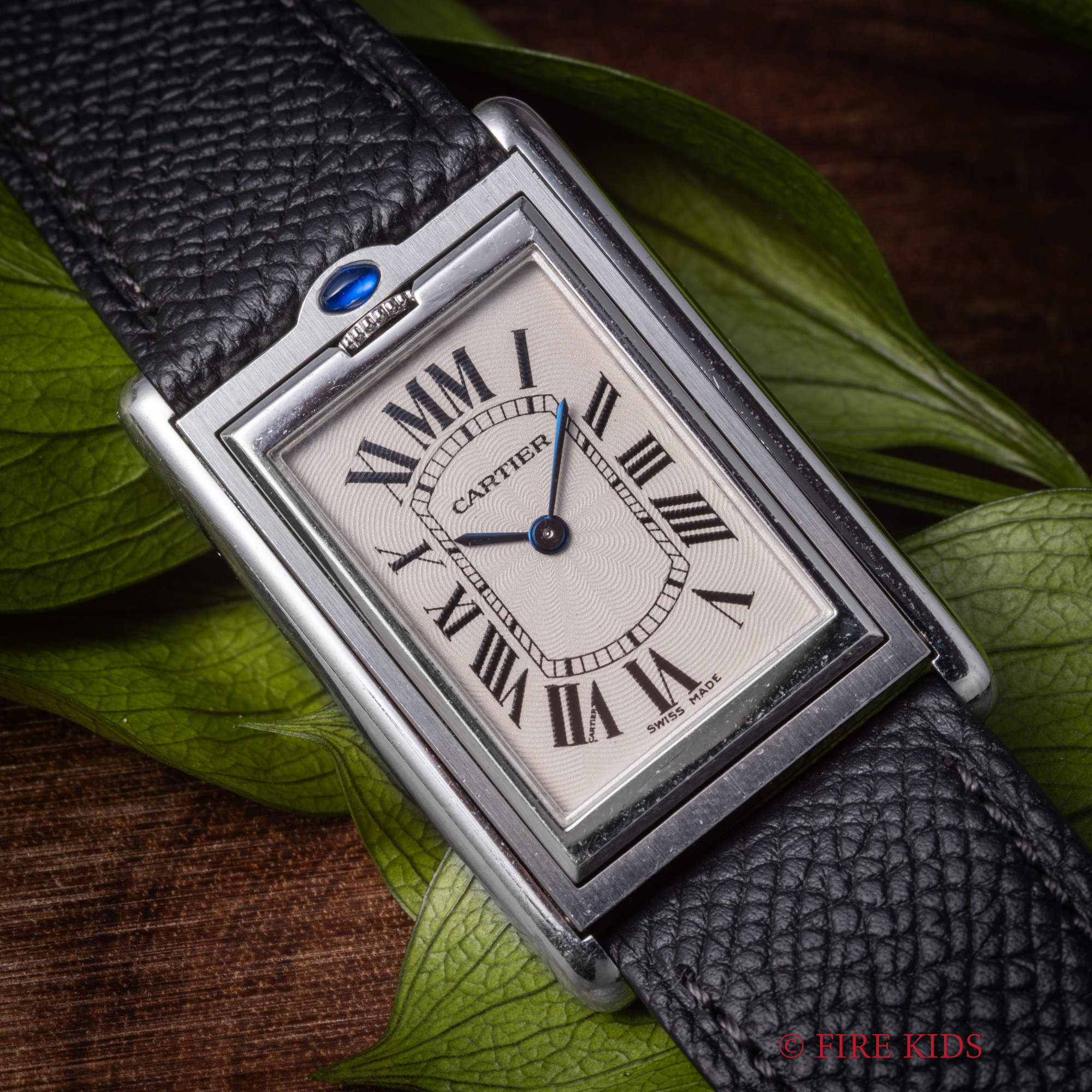 カルティエ CARTIER バスキュラント ミレニアムエディション 365本限定 1999～2001年製 Ref.2390 手巻き ギョウシェ文字盤 純正尾錠 箱、ギャラ付き