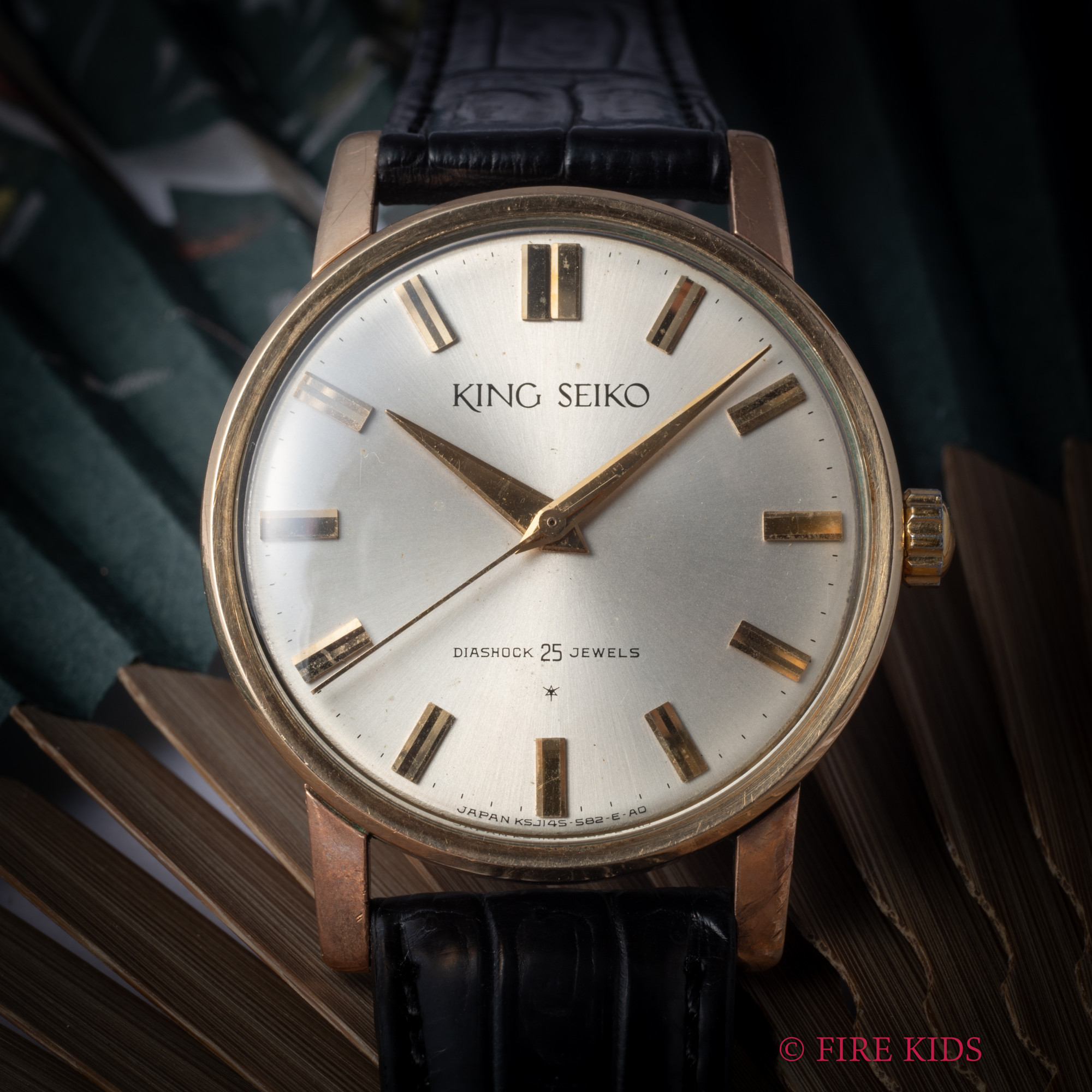 キングセイコー KING SEIKO 1st 1962年製 100ミクロン14金張り