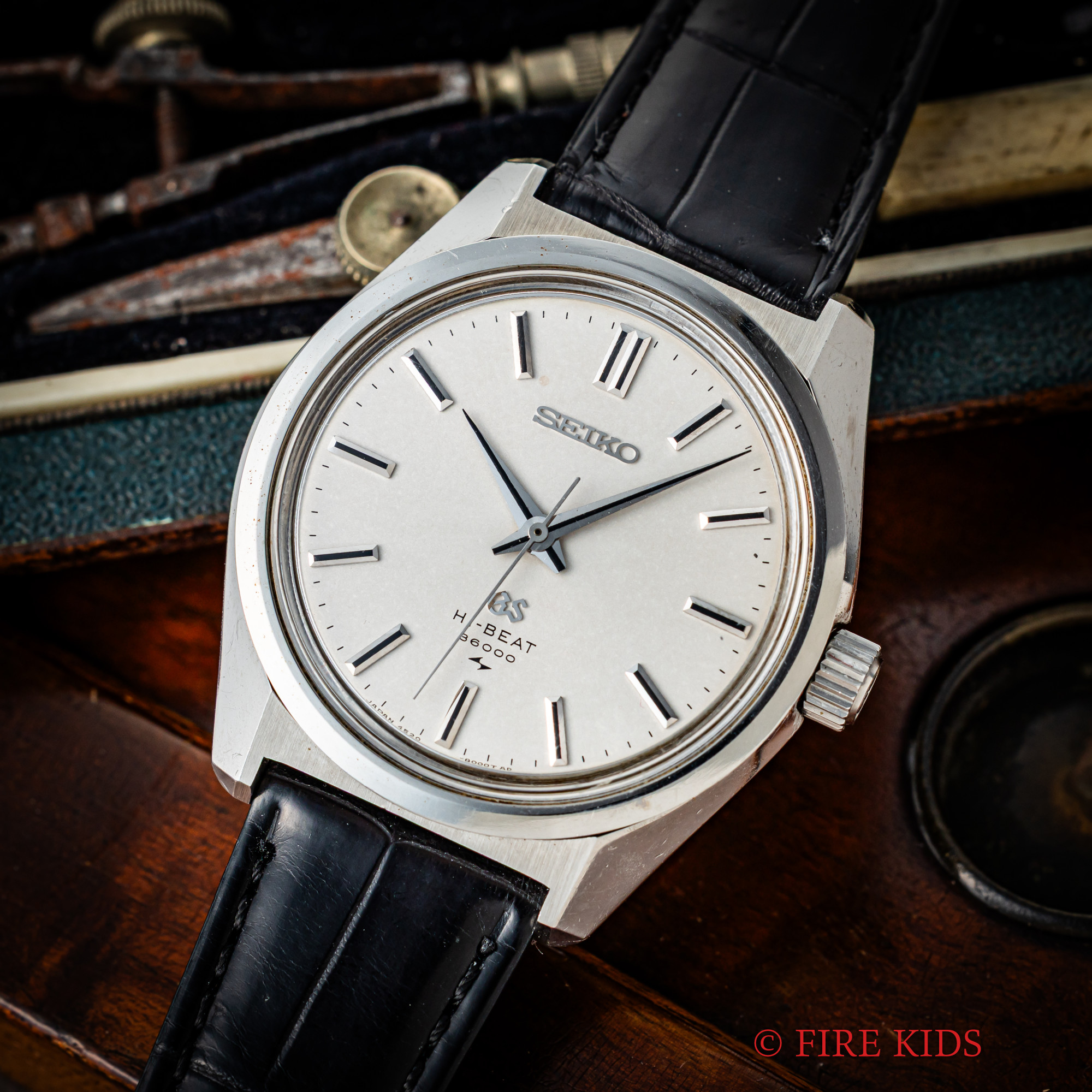 グランドセイコー 45GS 1969年製 Ref.4520-8000 Cal.4520A 純正尾錠、箱付