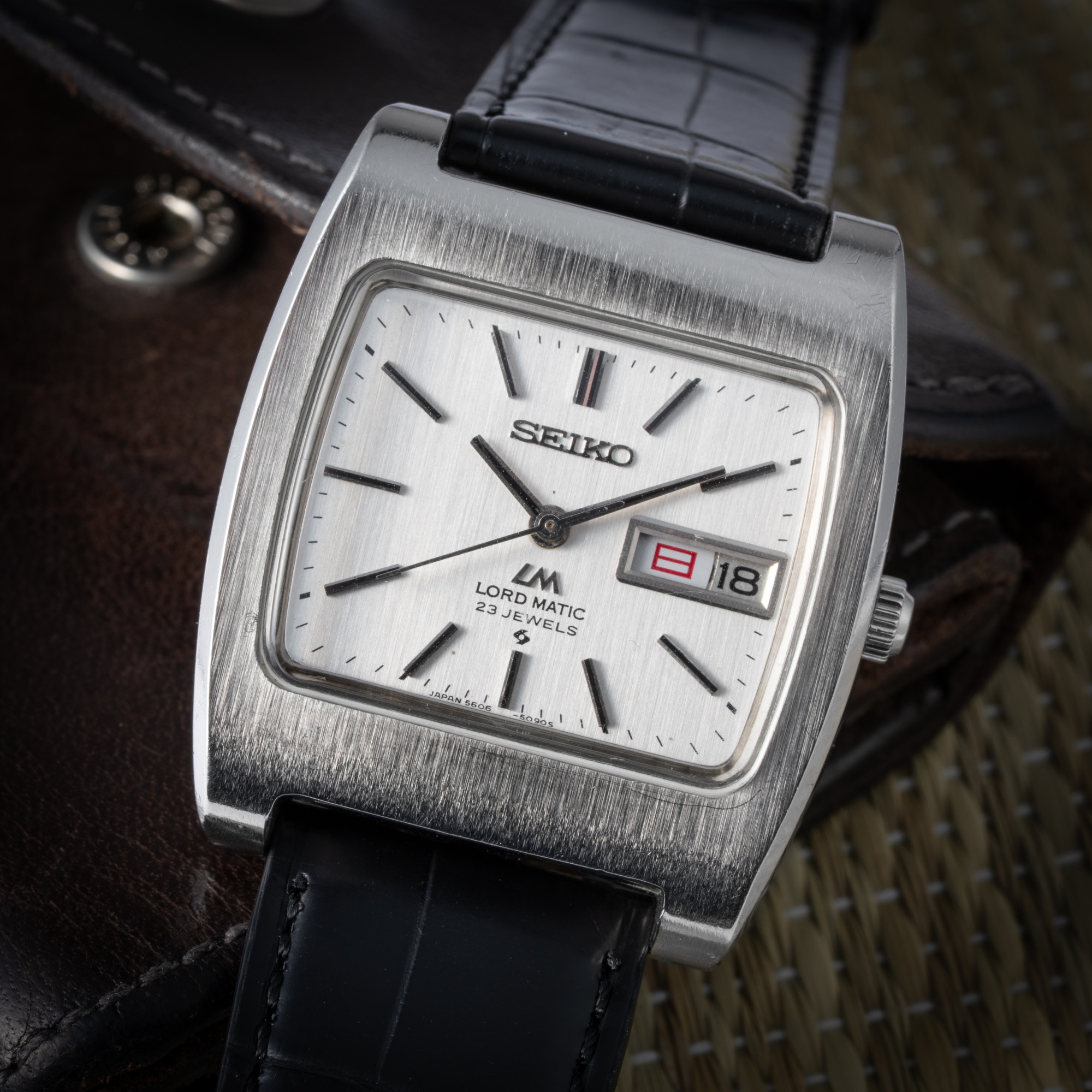 セイコー SEIKO ロードマチック 1970年製 スクエア 自動巻き デイデイト