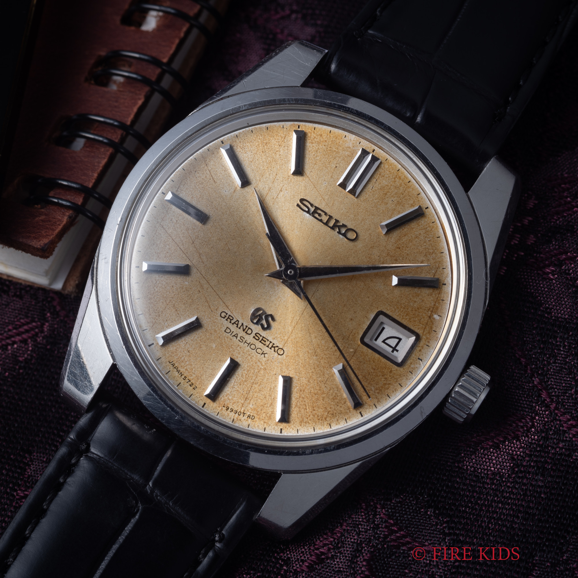 グランドセイコー GRAND SEIKO 2nd 1967年製 パティーナダイヤル Ref.5722-9991 Cal.5722B 手巻き