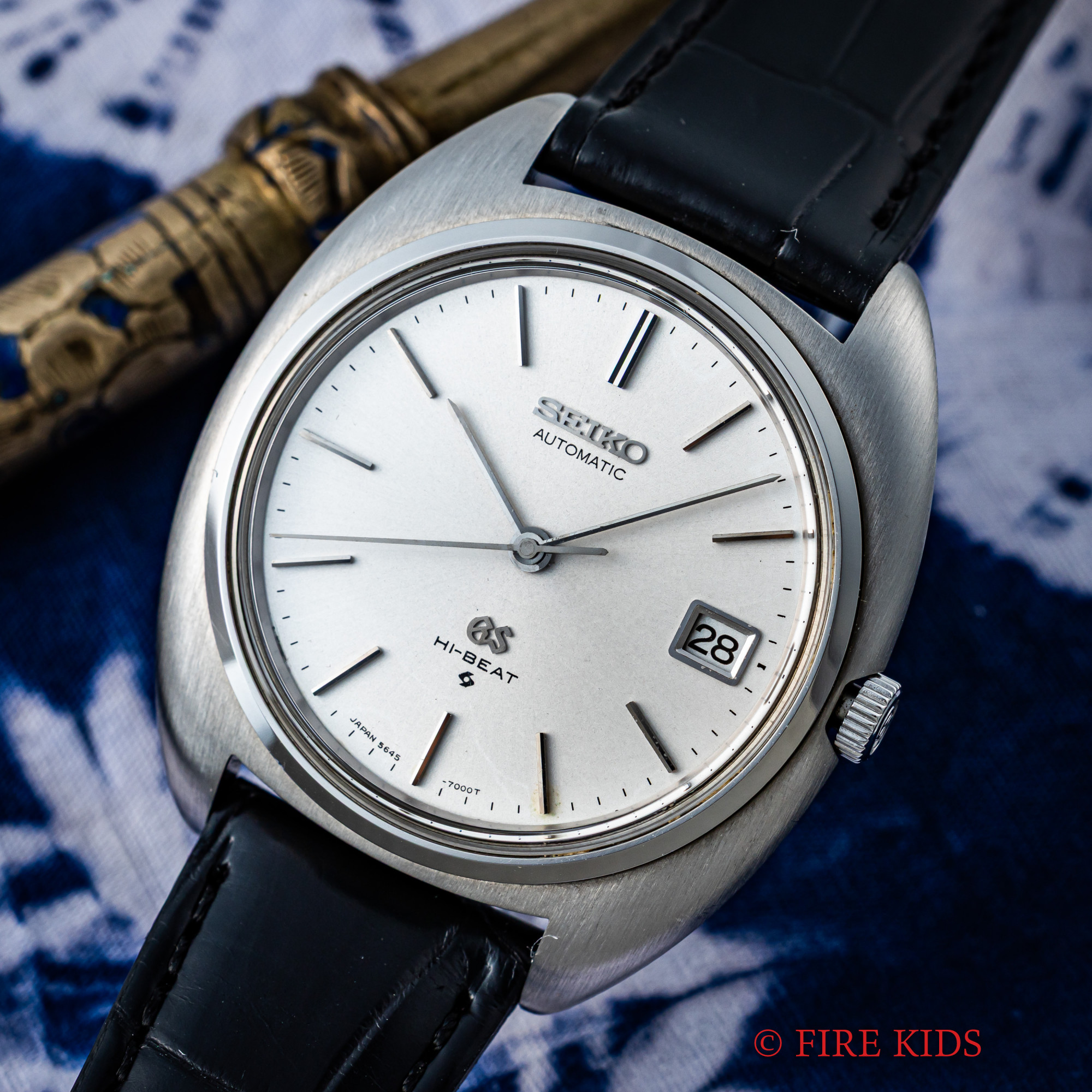 グランドセイコー GRAND SEIKO 56GS 1970年製 Cラインケース Ref.5645-7000 ハイビート自動巻き GSメダリオン