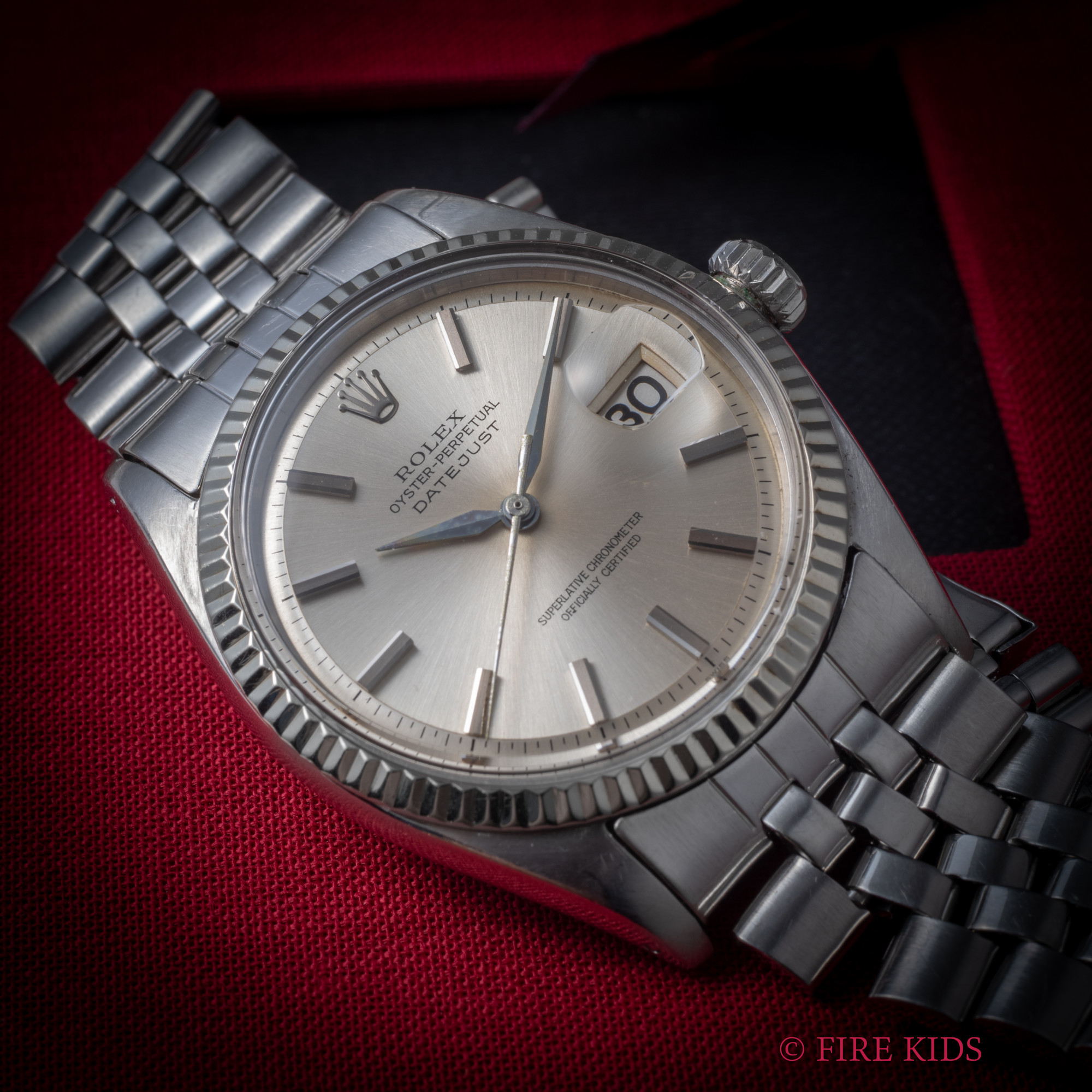 ロレックス デイトジャスト 1964年製 アルファハンド Ref.1601 純正ブレス 夜光無し 自動巻き フルーテッドベゼル