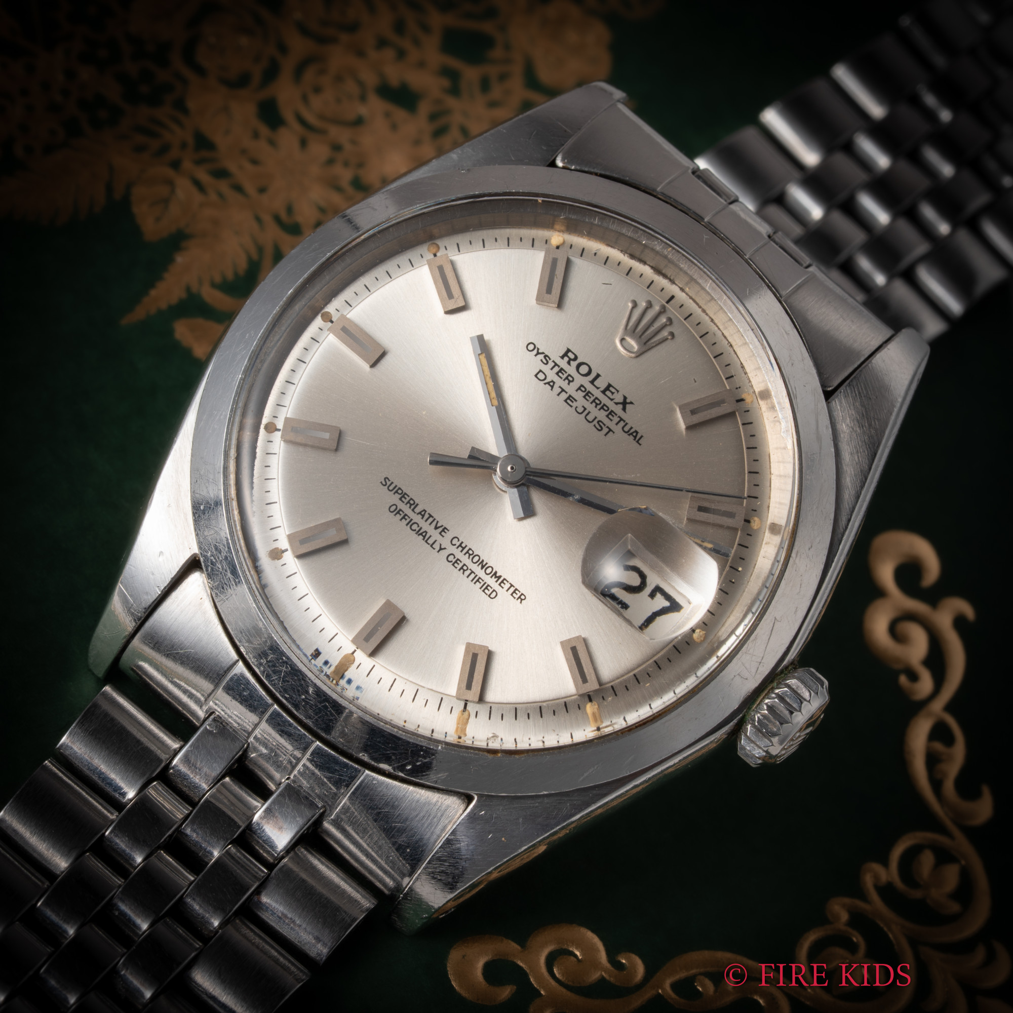 ロレックス デイトジャスト 1967年製 自動巻き Ref.1600 スムースベゼル 純正ジュビリーブレス付