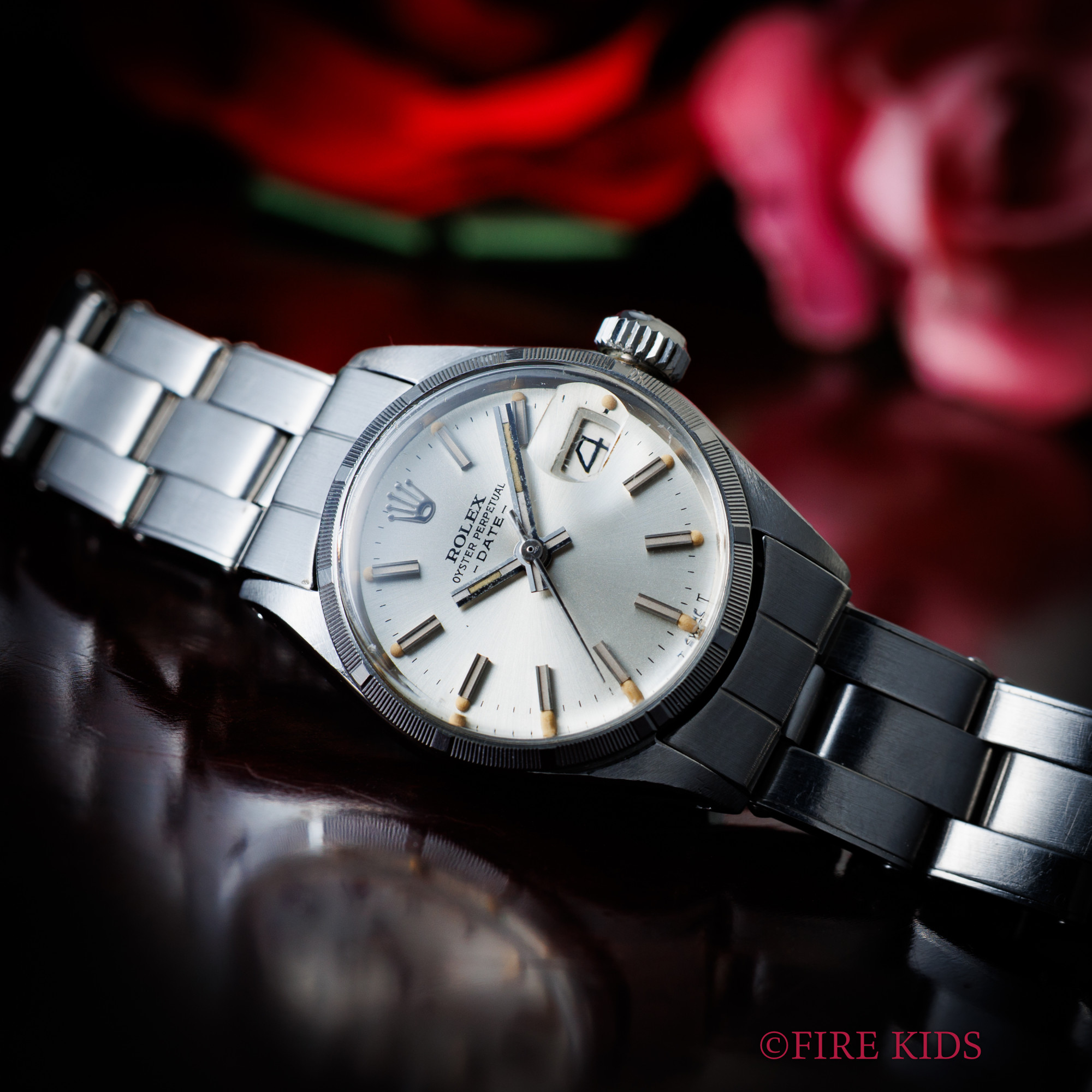 ロレックス ROLEX オイスターパーペチュアル レディース 1970年製 Ref.6519 自動巻き Cal.1161 純正リベットブレス