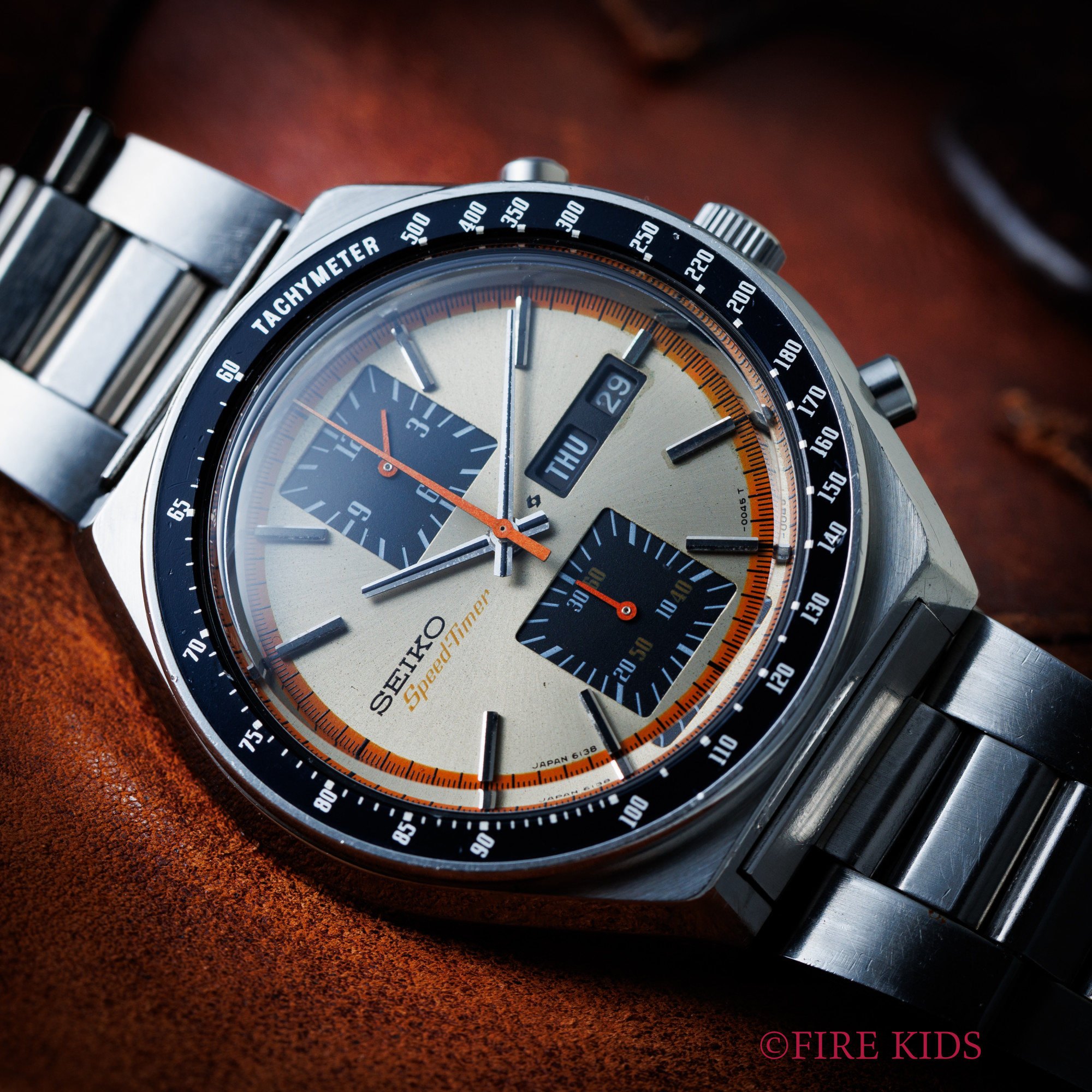 SEIKO KS SPECIAL 自動巻き時計 本体 FIREKIDS｜ファイアーキッズ / セイコー 自動巻きクロノグラフ 1977年