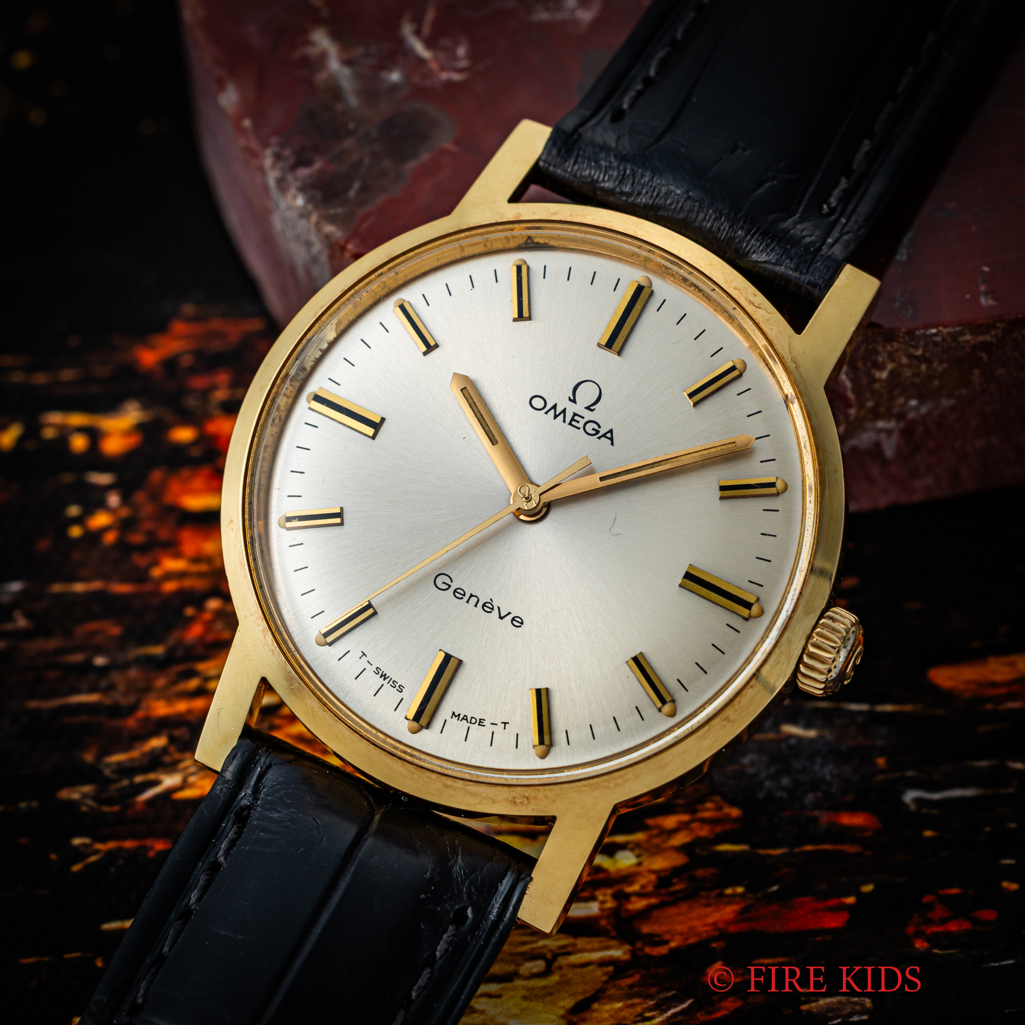 オメガ 18金無垢ジュネーブ 1970年製（昭和45年製）Ref.135.070 手巻 Cal.601