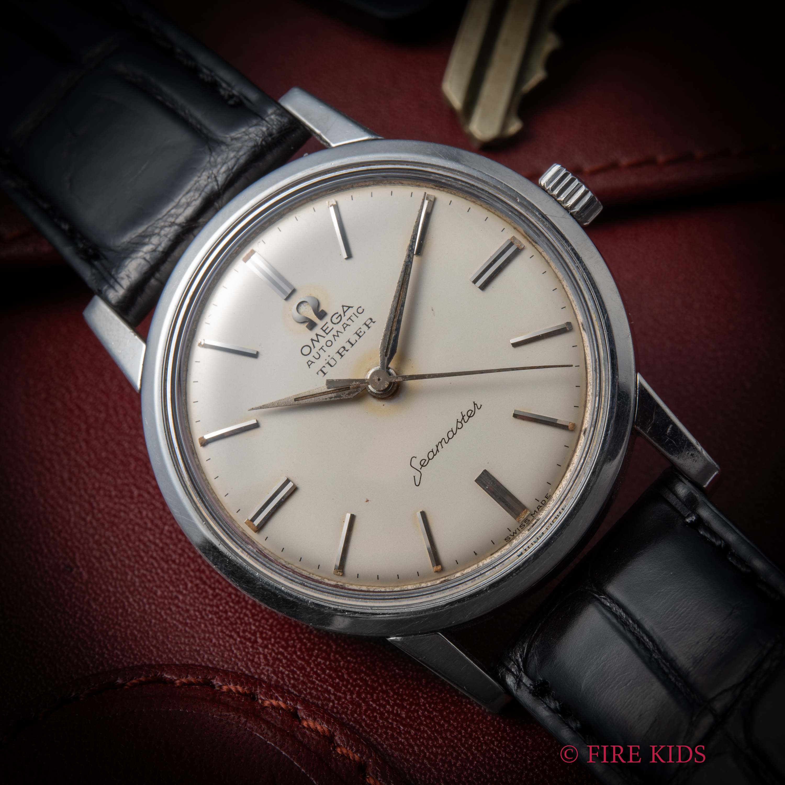 オメガ OMEGA シーマスター チューラーWネーム 1958年製 Ref.14729 1 SC 自動巻 純正尾錠付き
