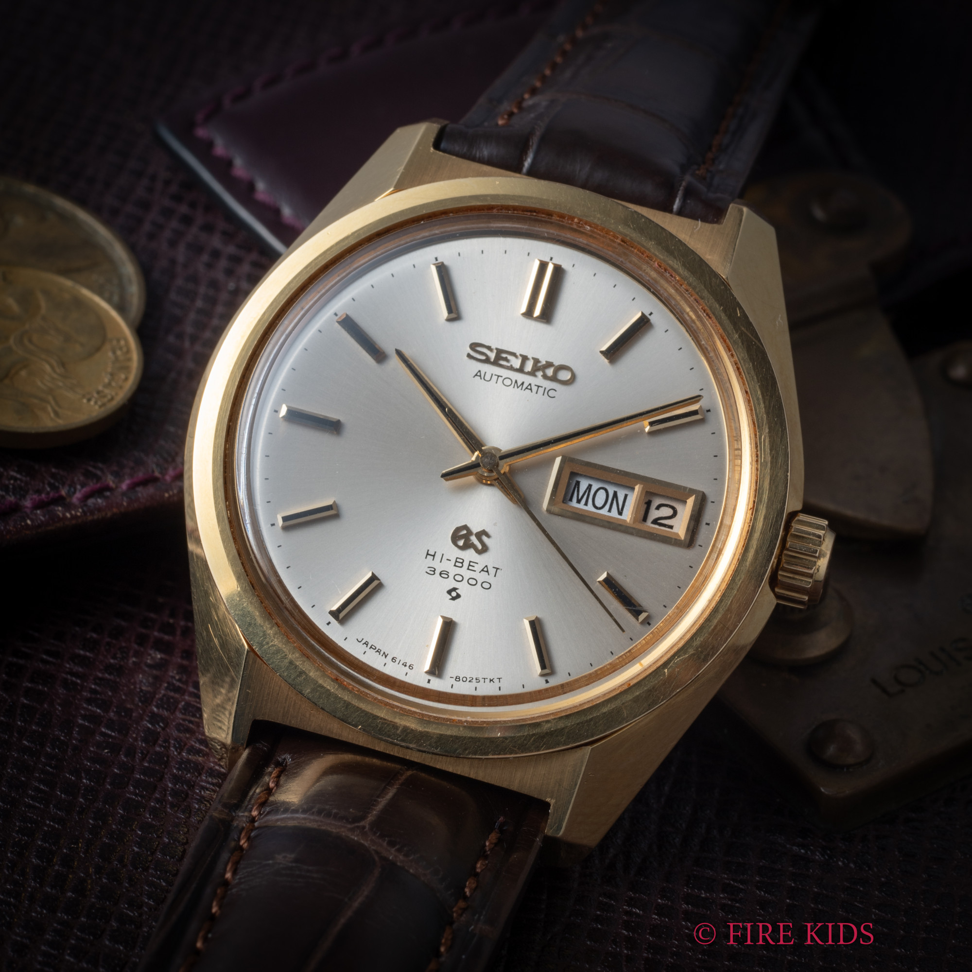 グランドセイコー 18金無垢 1968年製 Ref.6146-8000 10振動自動巻き