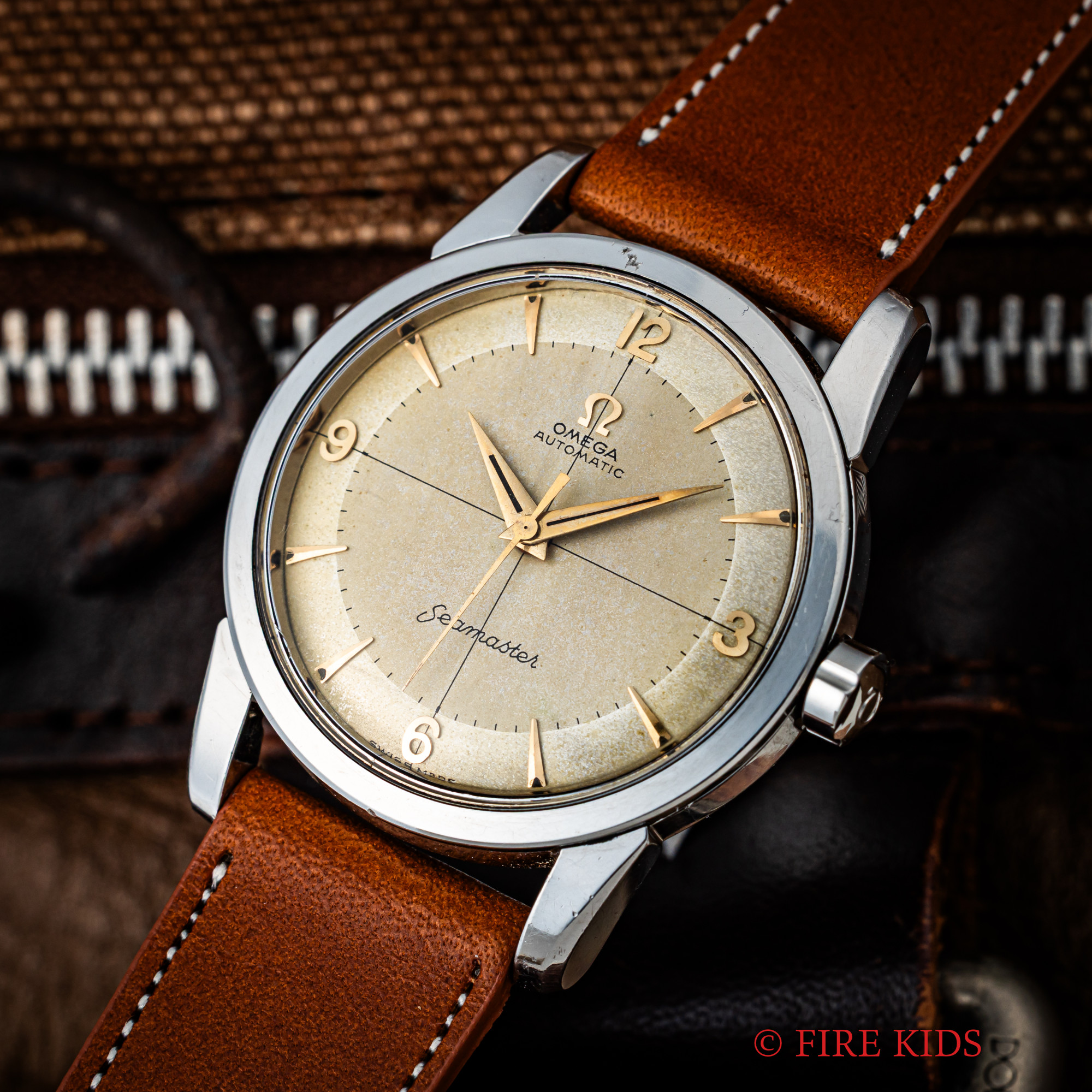 オメガ シーマスター クロスライン 1954年製 Ref.2846 2SC 自動巻き パティーナダイヤル