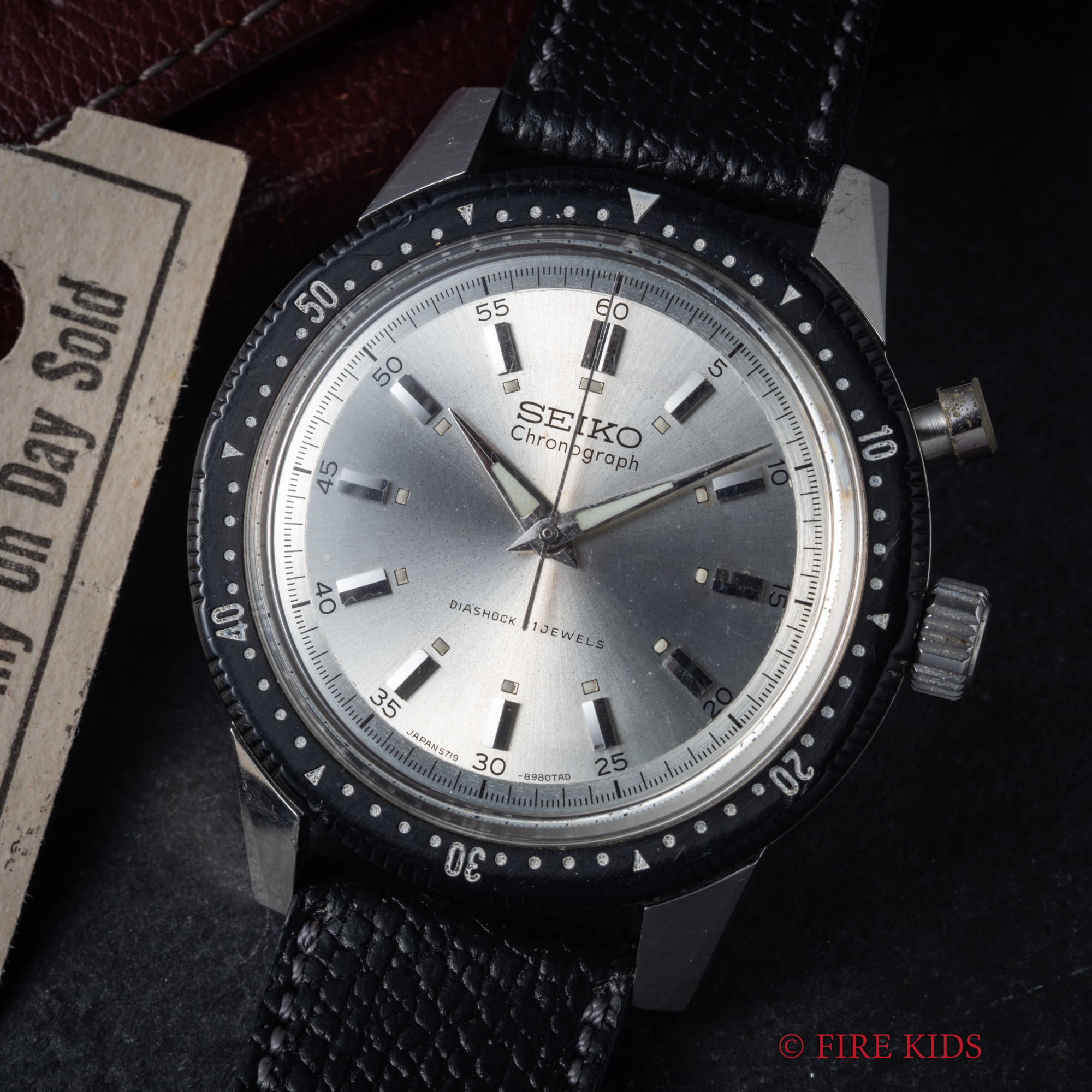 セイコー ワンプッシュクロノグラフ 1967年製 Ref.5719-8990 タツノオトシゴマーク プラベゼル