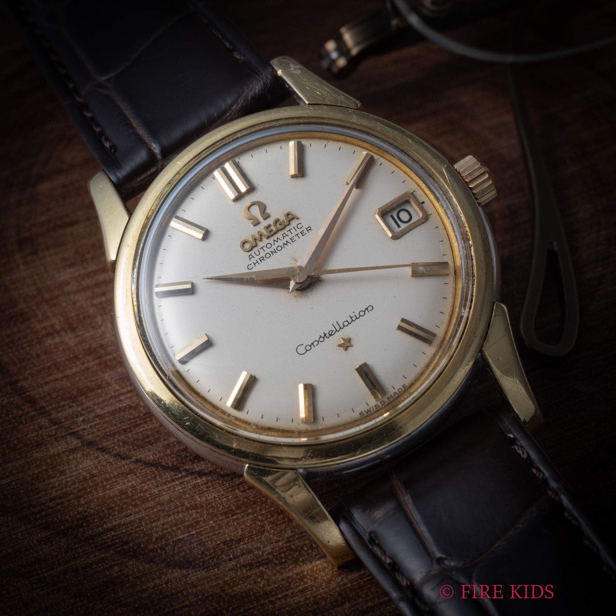 オメガ 1959年製 コンステレーション トップゴールドケース Ref.14393 10 SC 自動巻きクロノメーター Cal.561