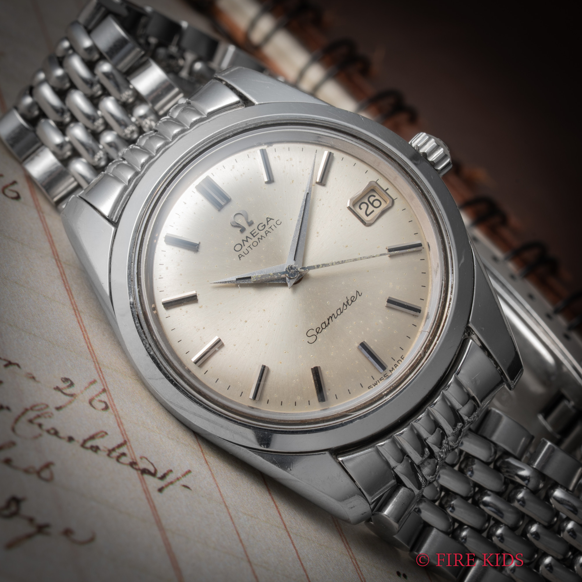 オメガ OMEGA シーマスター 1966年製 Ref.166.010 Cal.565 自動巻き 純正ライスブレス付