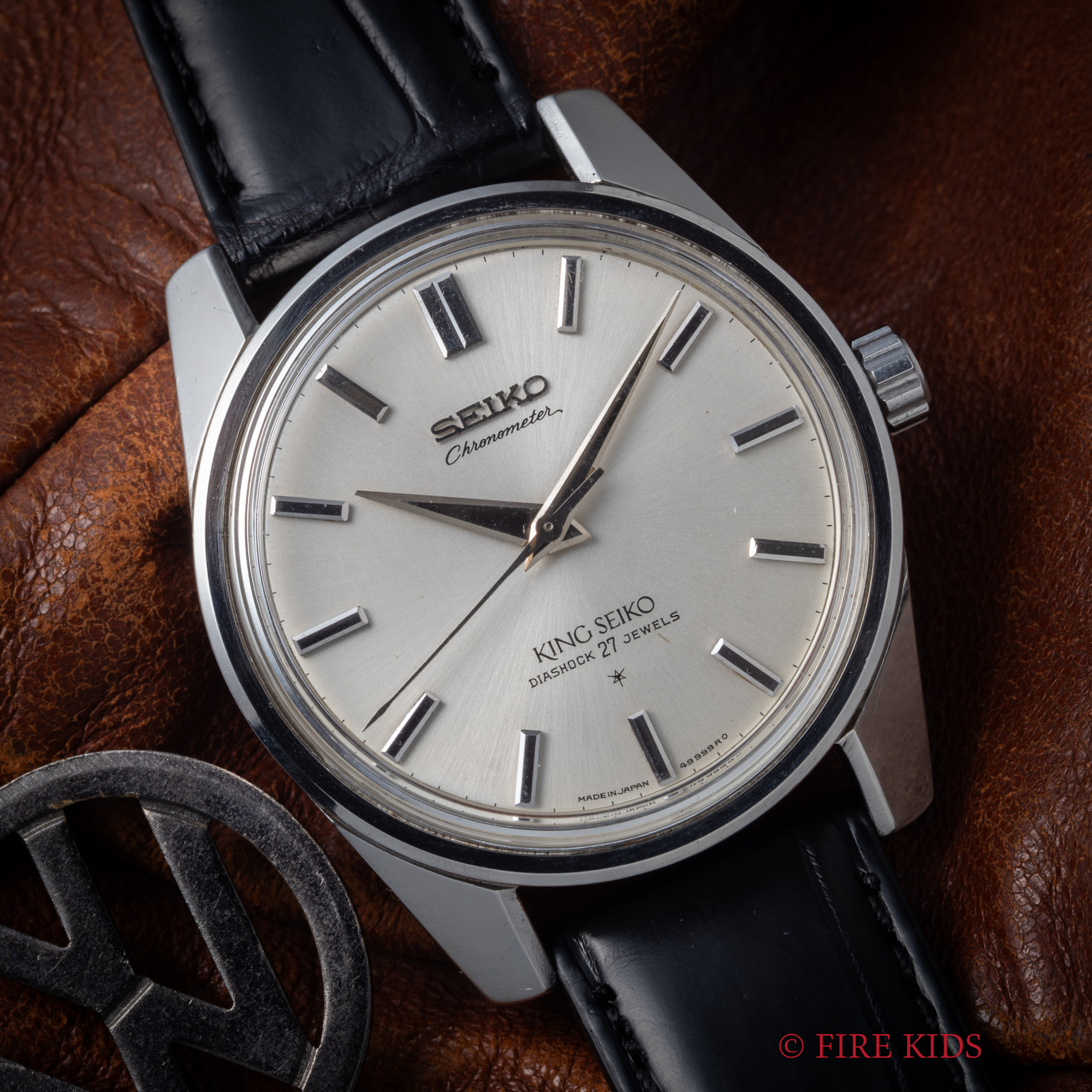 キングセイコー KING SEIKO 44KS 筆記体クロノメーター 1964年製 ロービート手巻き 獅子メダル 鎌形ハック Ref.49999
